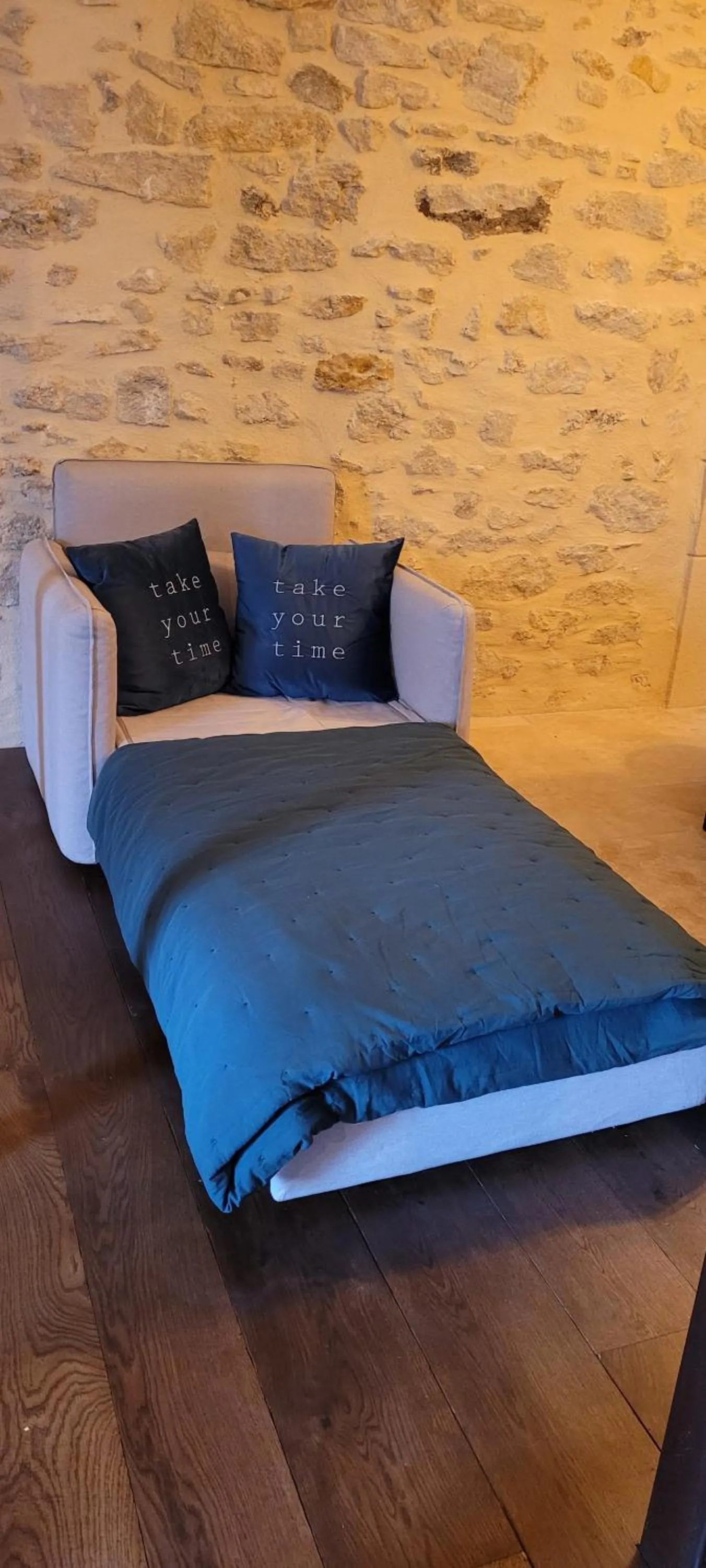 Bed in Mas La Pomarede