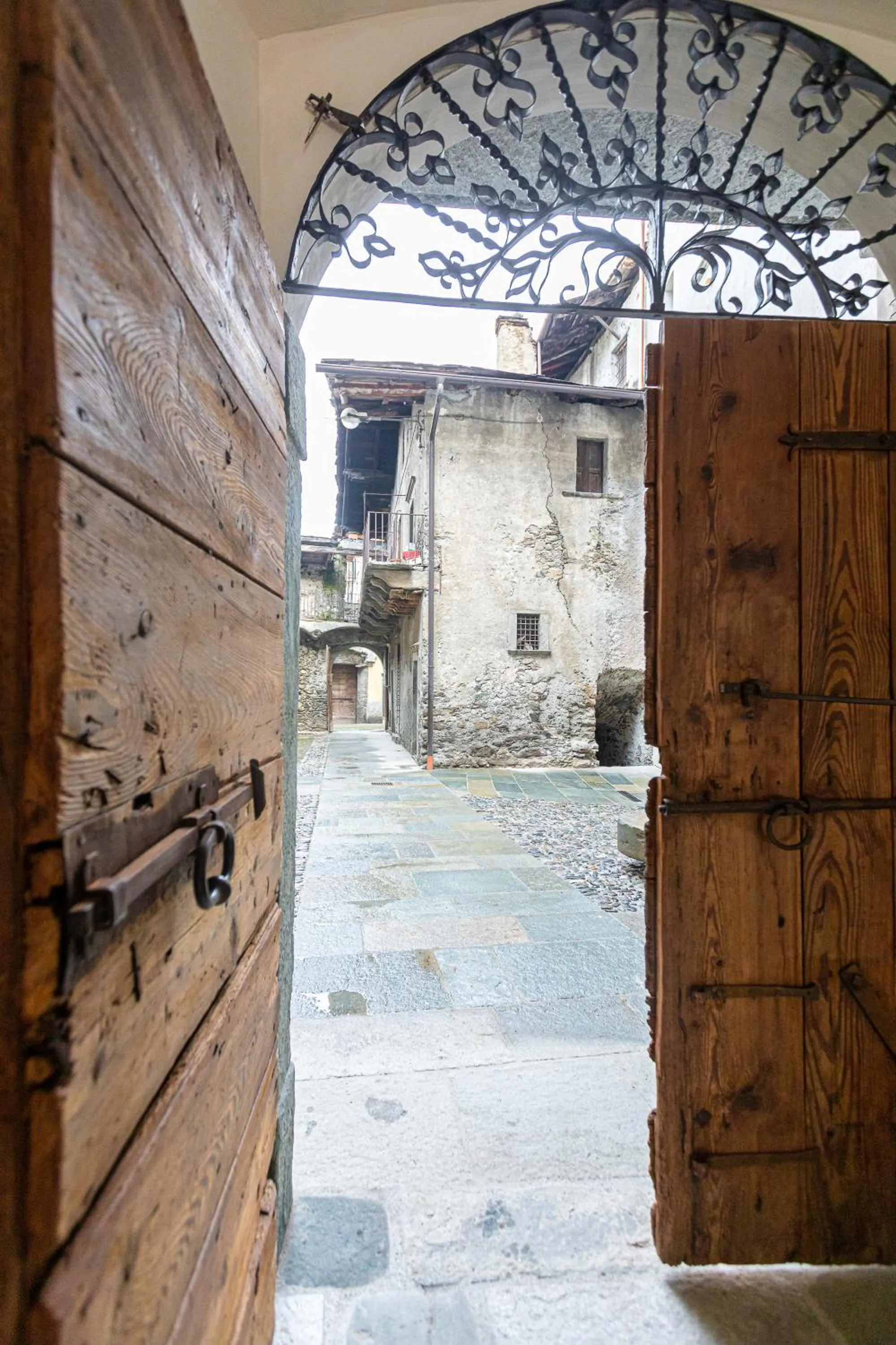 Decorative detail in Curt di Clement Eco Mobility Hotel