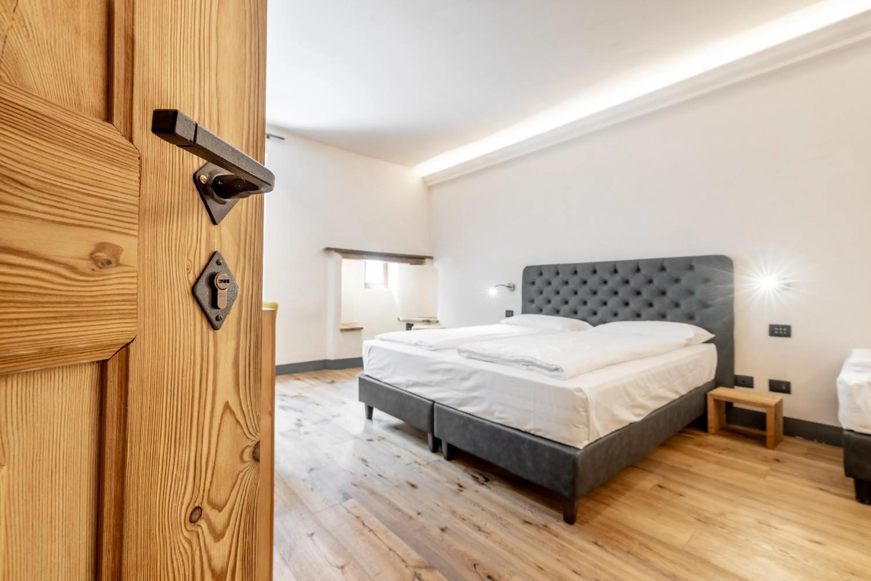 Bed in Curt di Clement Eco Mobility Hotel
