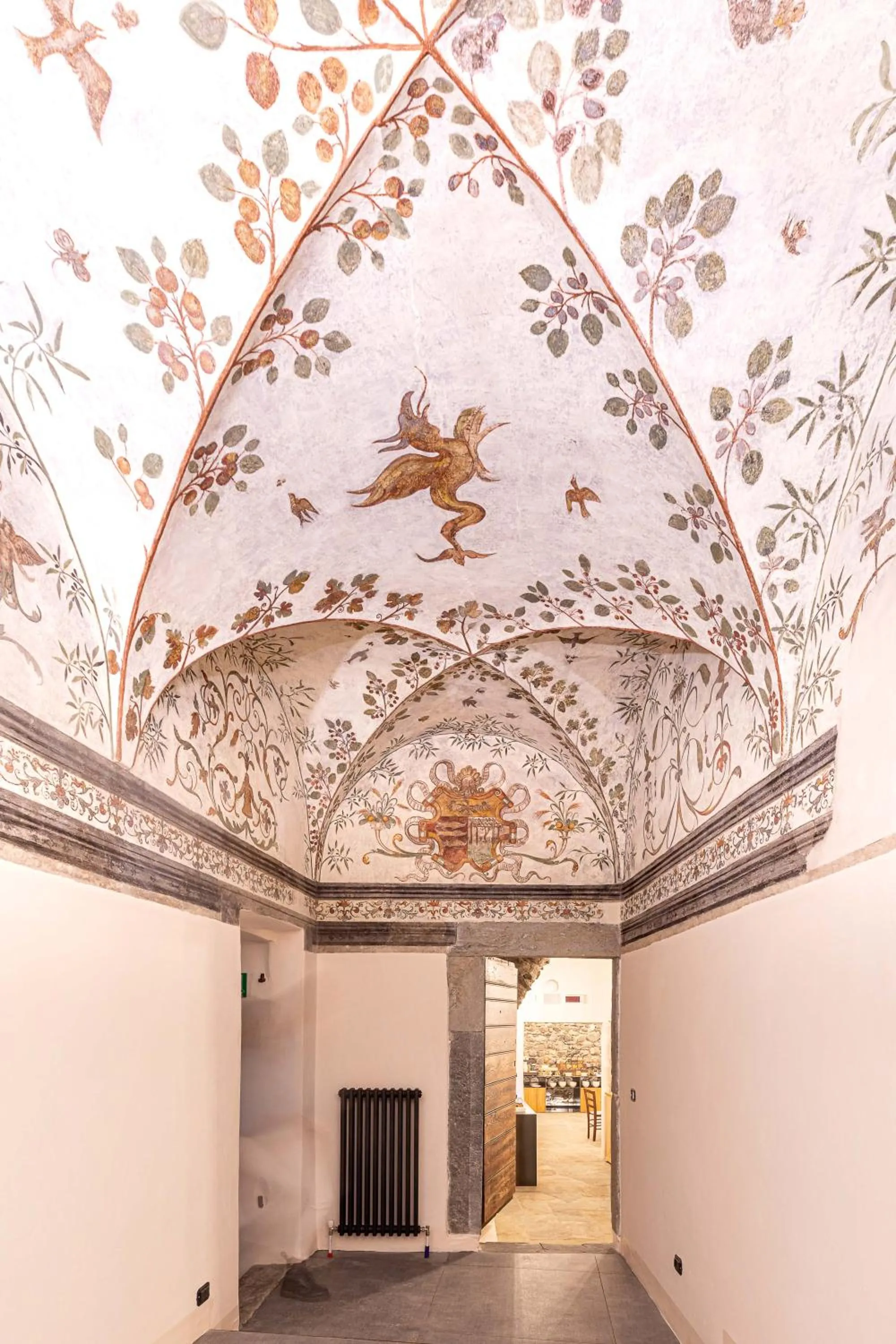 Decorative detail in Curt di Clement Eco Mobility Hotel