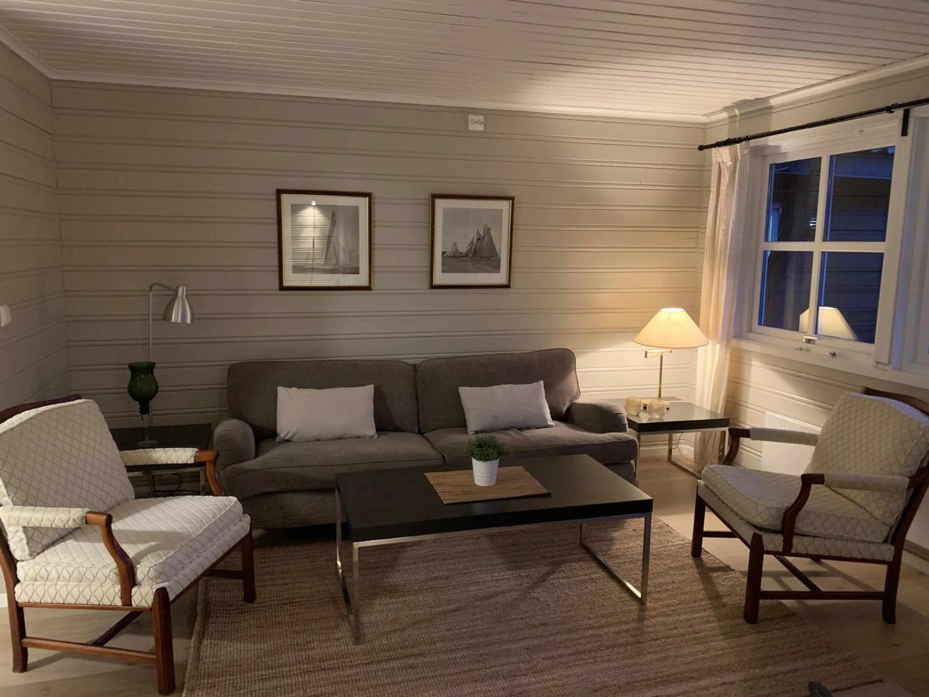 Living room in Trysnes Brygge