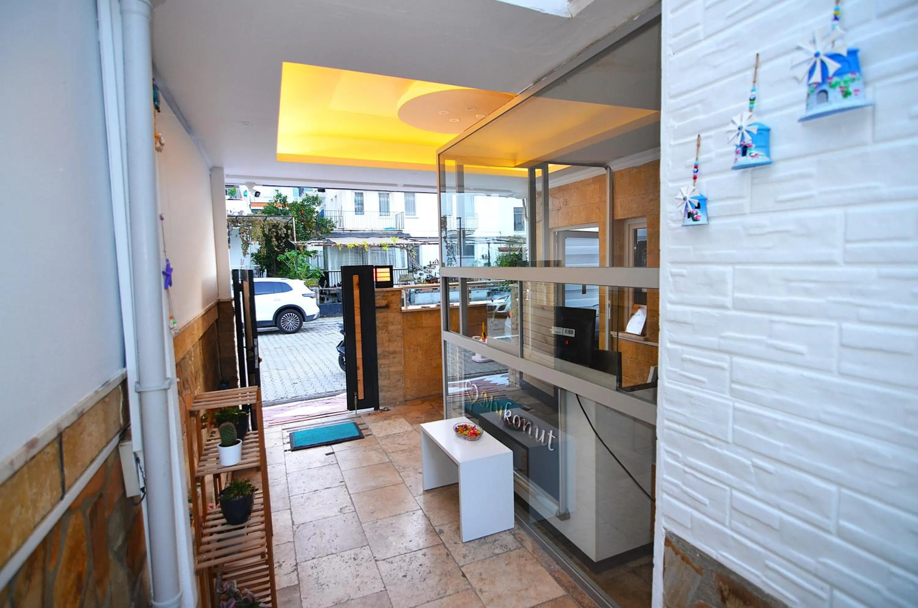 Lobby or reception in Mykonut Apart Hotel