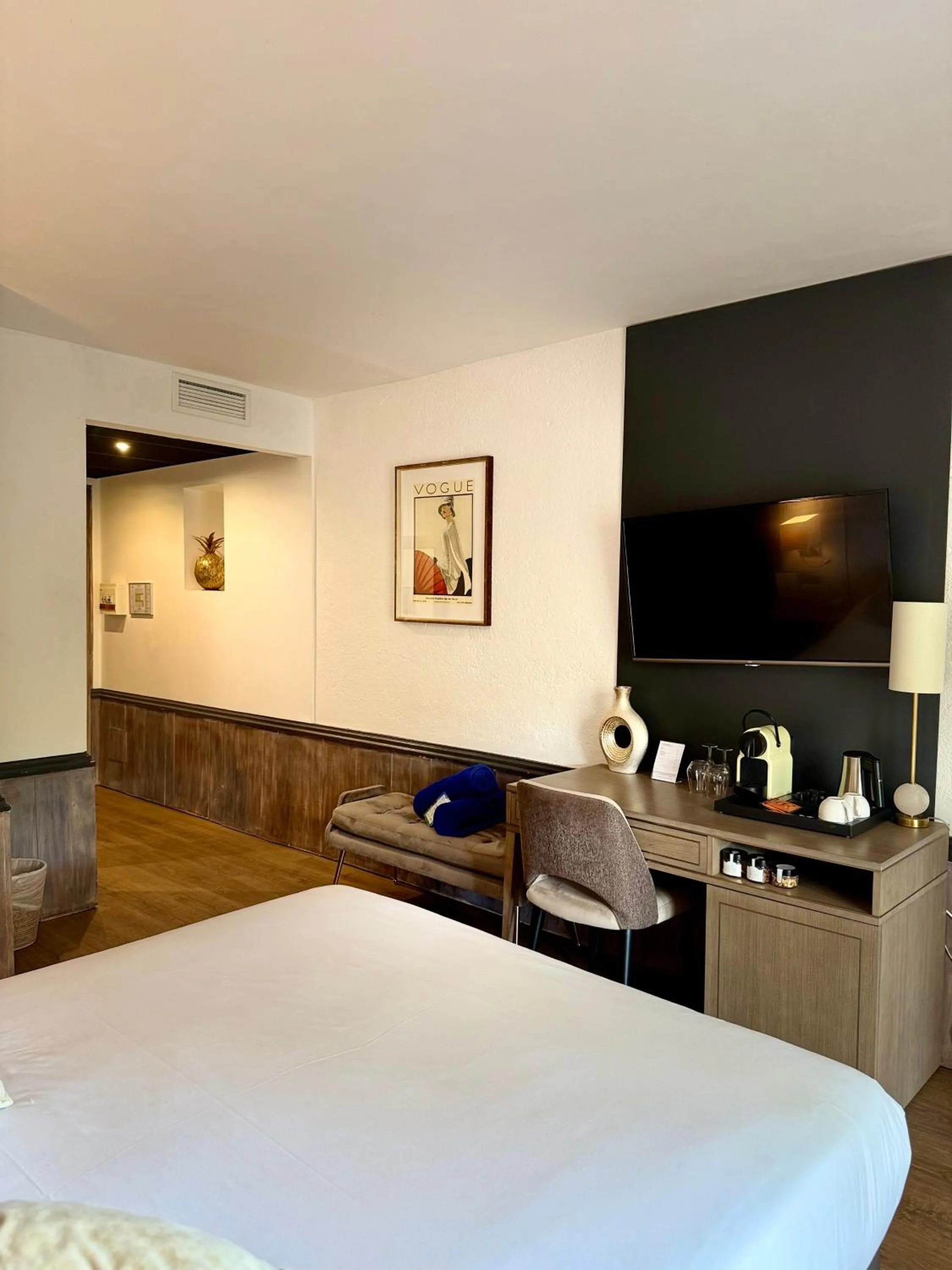 Bed in La Villa Dune, Hôtel & Spa