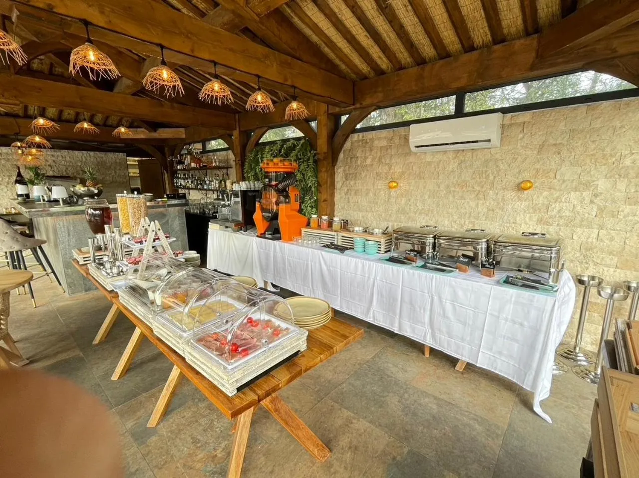 Patio in La Villa Dune, Hôtel & Spa