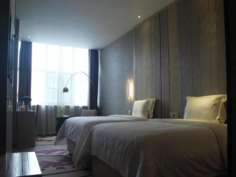 Bed in Lavande Hotel Yinchuan Railway Station Wanda