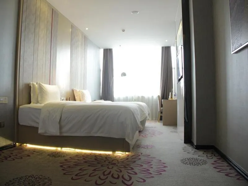 Bed in Lavande Hotel Yinchuan Railway Station Wanda