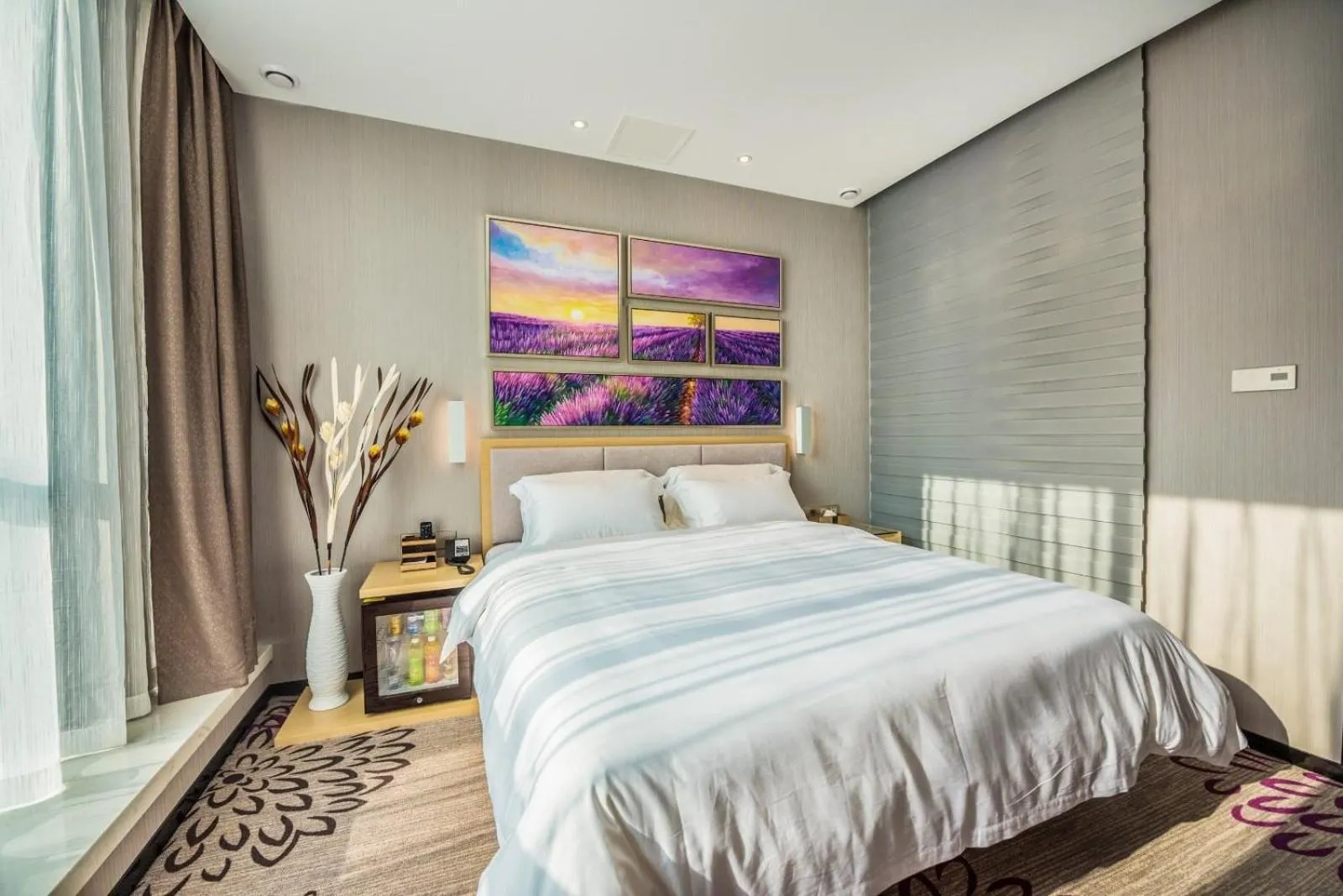 Bed in Lavande Hotel Chongqing Tongliang Wanda Plaza Gas Tower