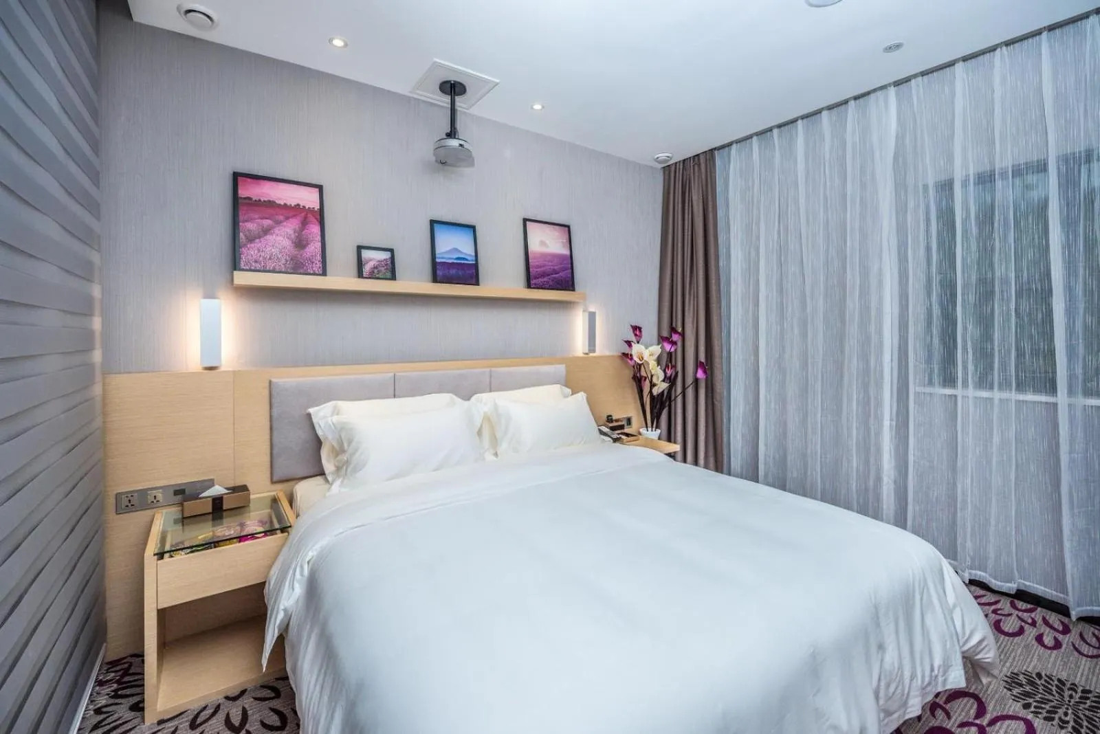 Bed in Lavande Hotel Chongqing Tongliang Wanda Plaza Gas Tower