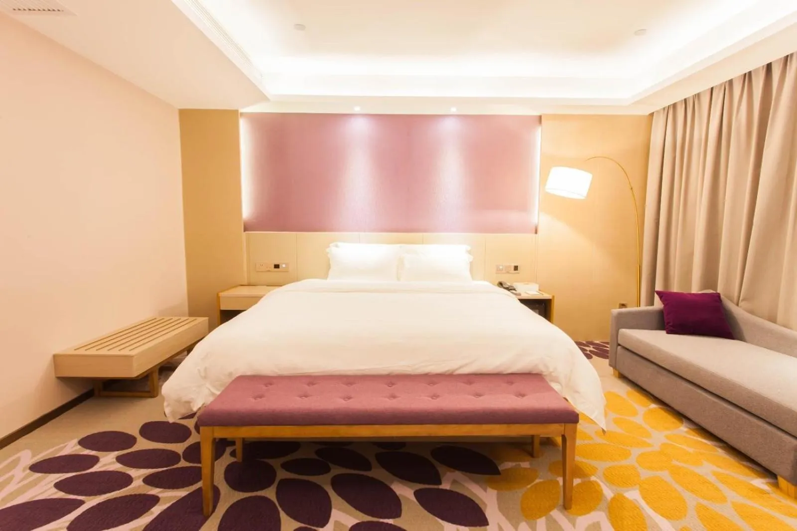 Bed in Lavande Hotel Puning International Commodity Mall