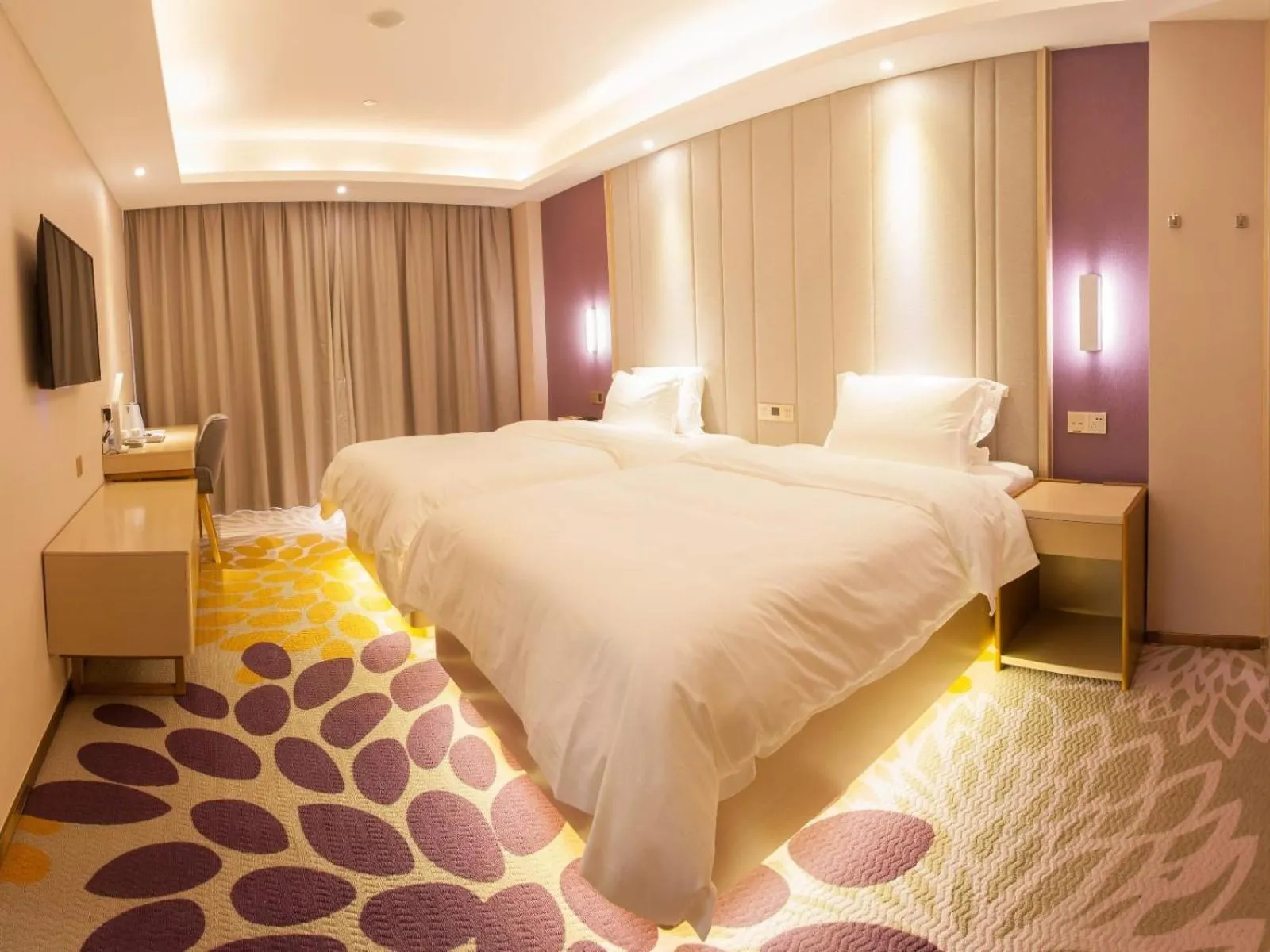 Bed in Lavande Hotel Puning International Commodity Mall