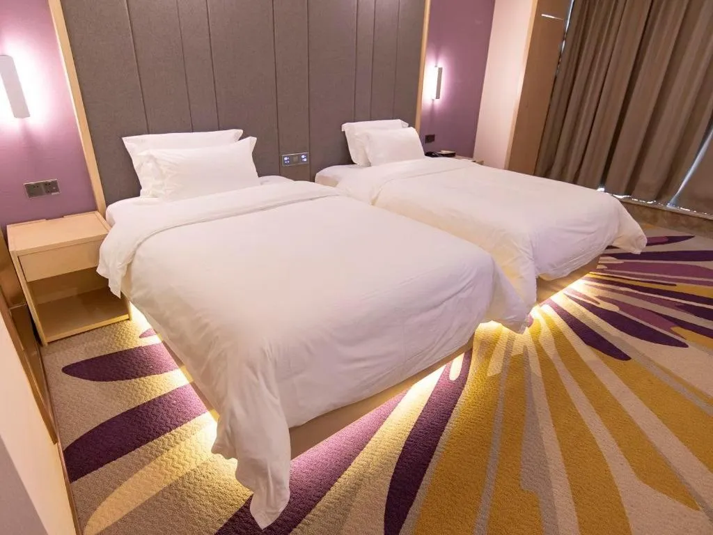 Bed in Lavande Hotel Bazhong Fortune Center