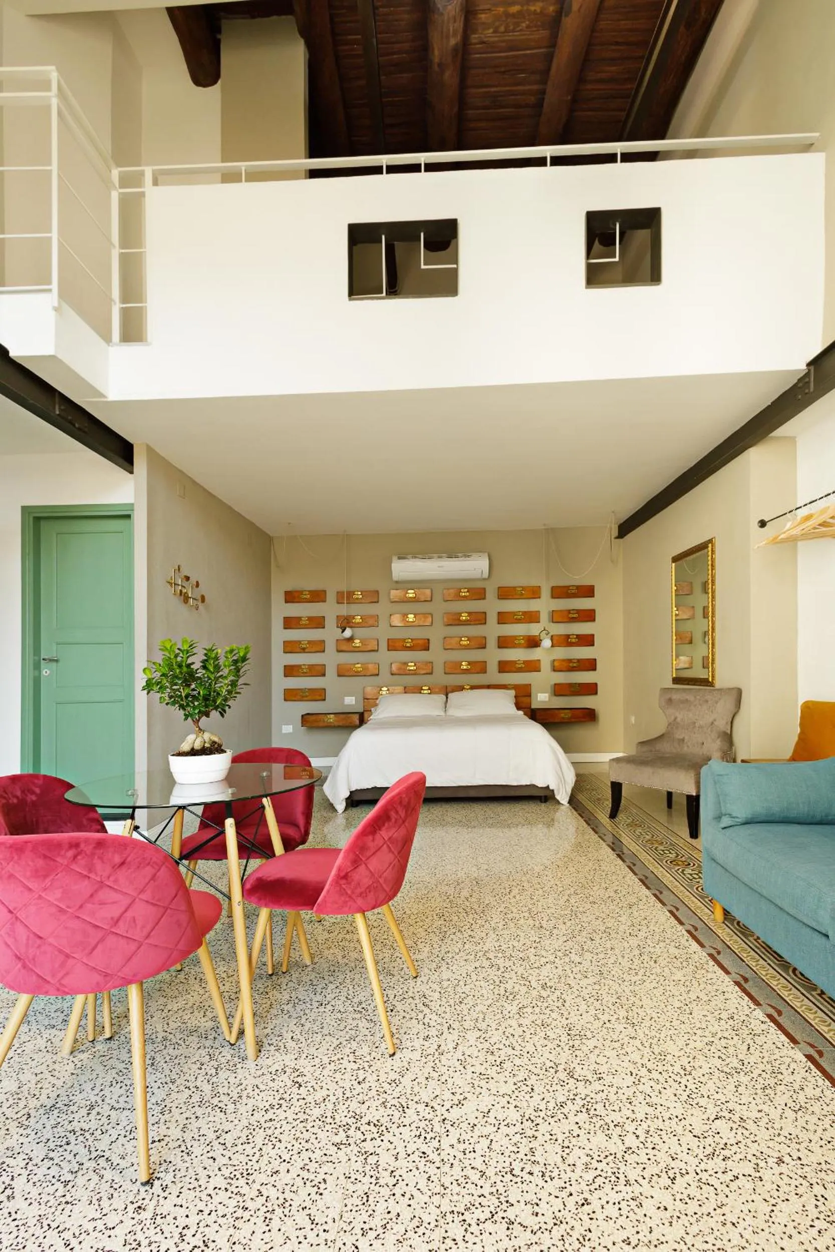 Bedroom in Palà Suites