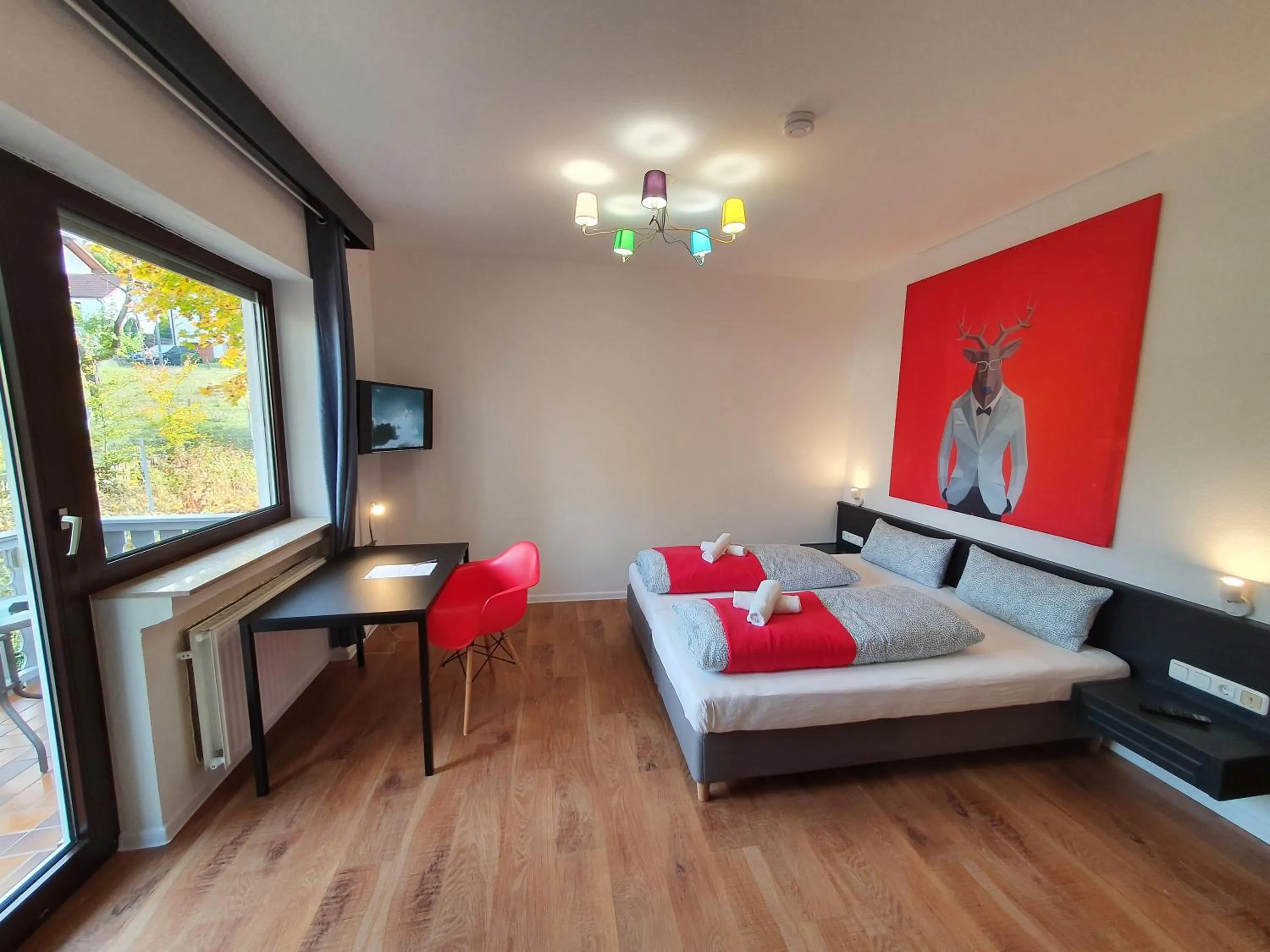 Bed in Budget Hotel Biebertal am Milseburgradweg