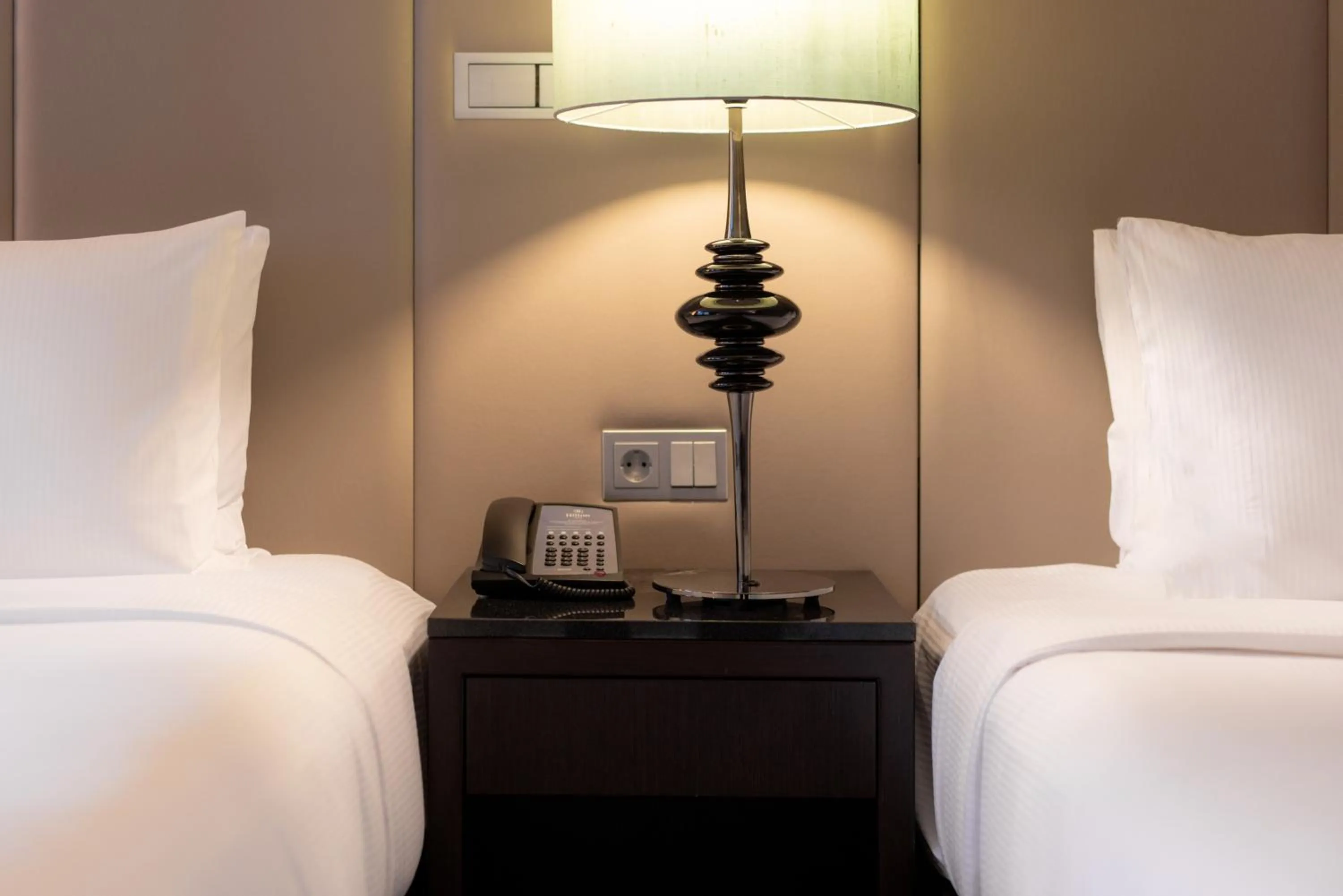 Bed in Hilton Berlin