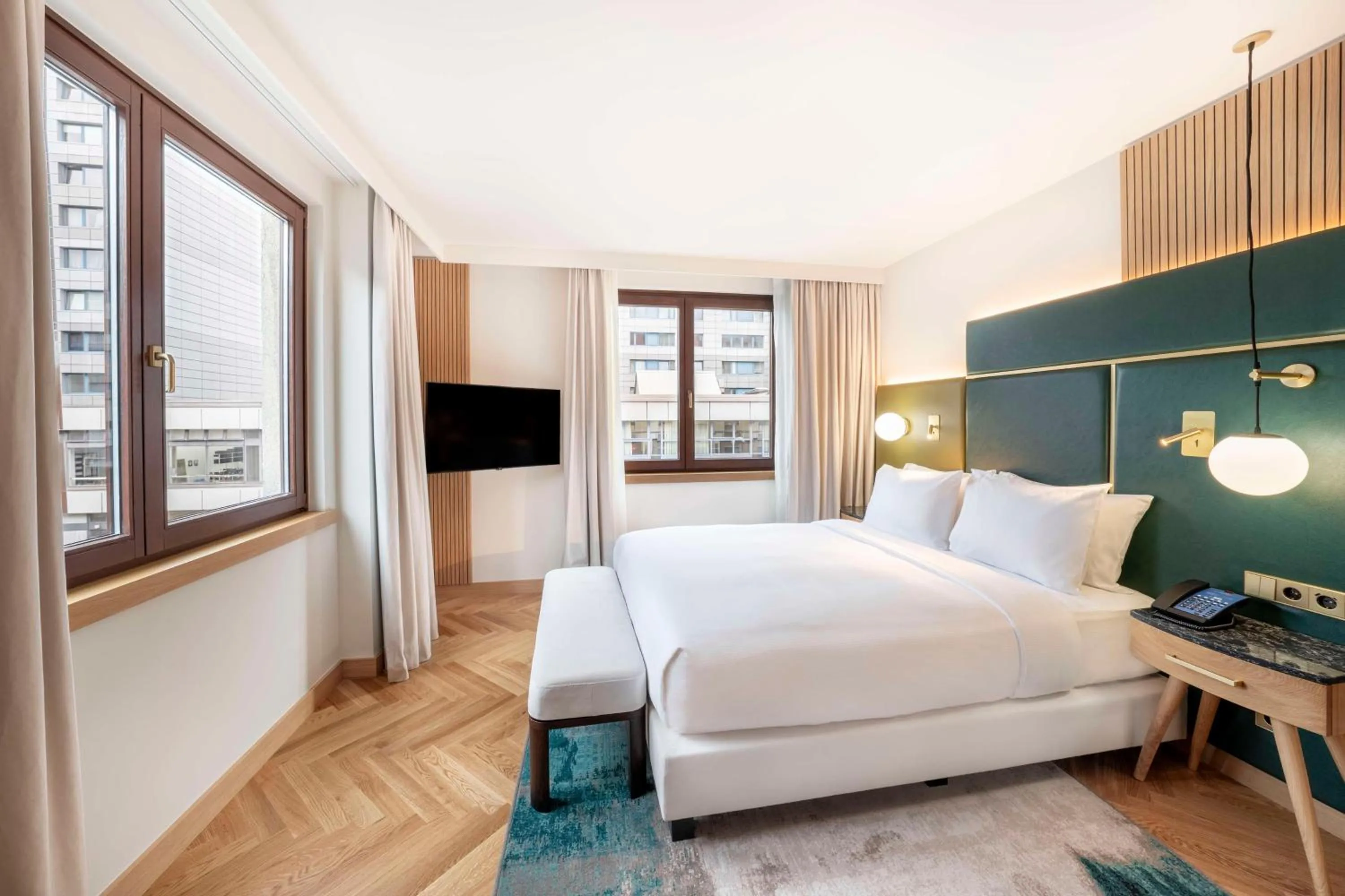 Bed in Hilton Berlin