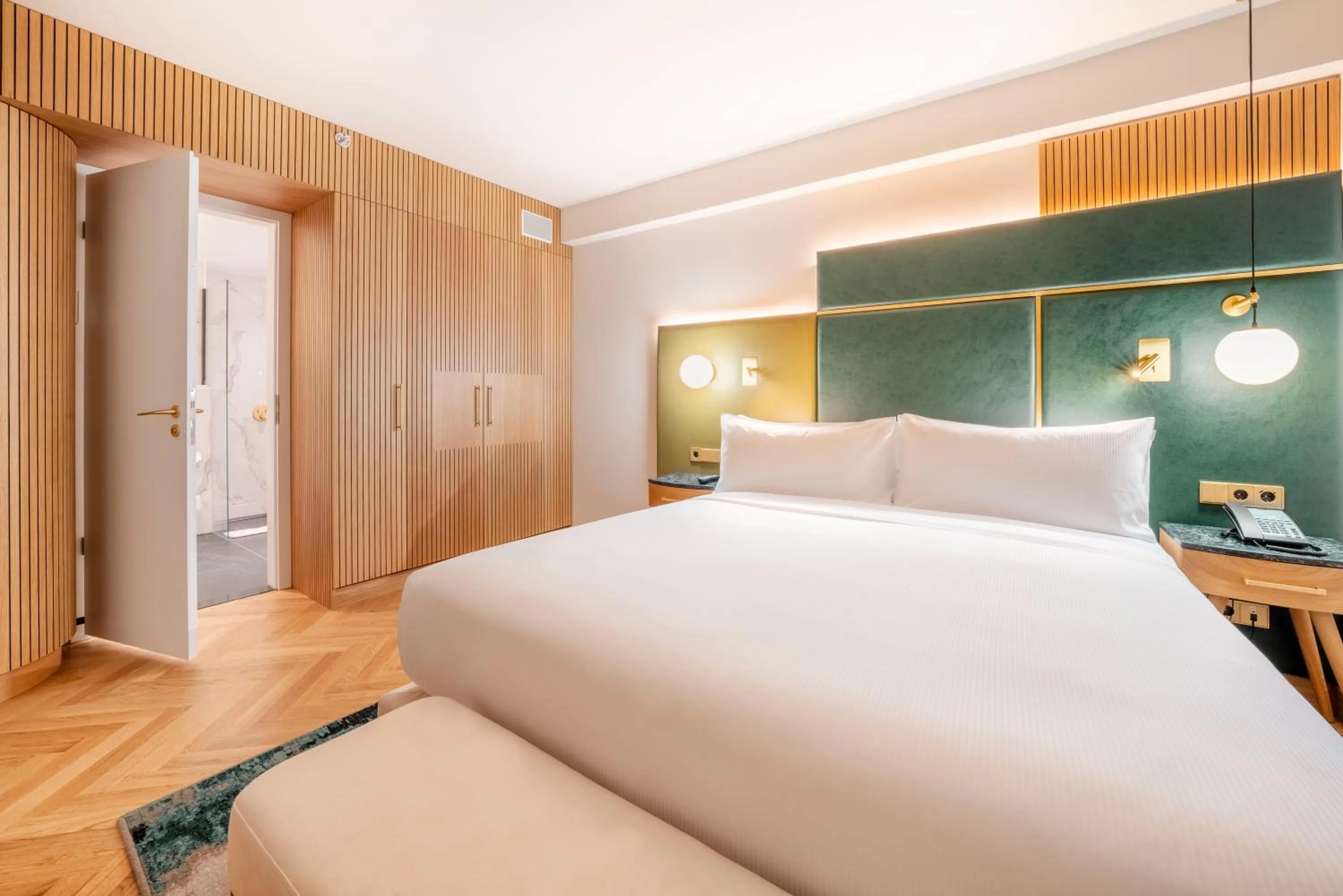 Bed in Hilton Berlin