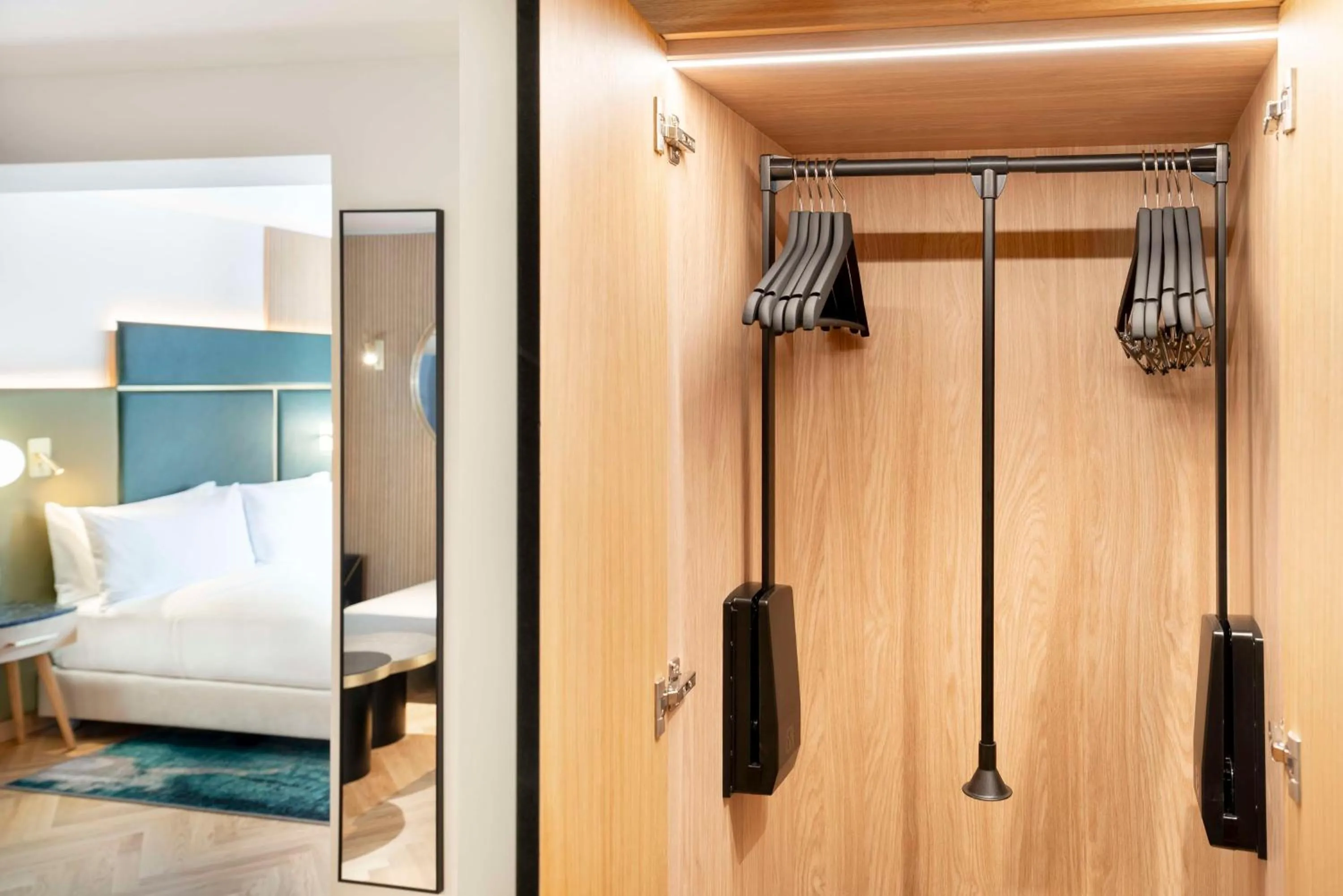 Bed in Hilton Berlin