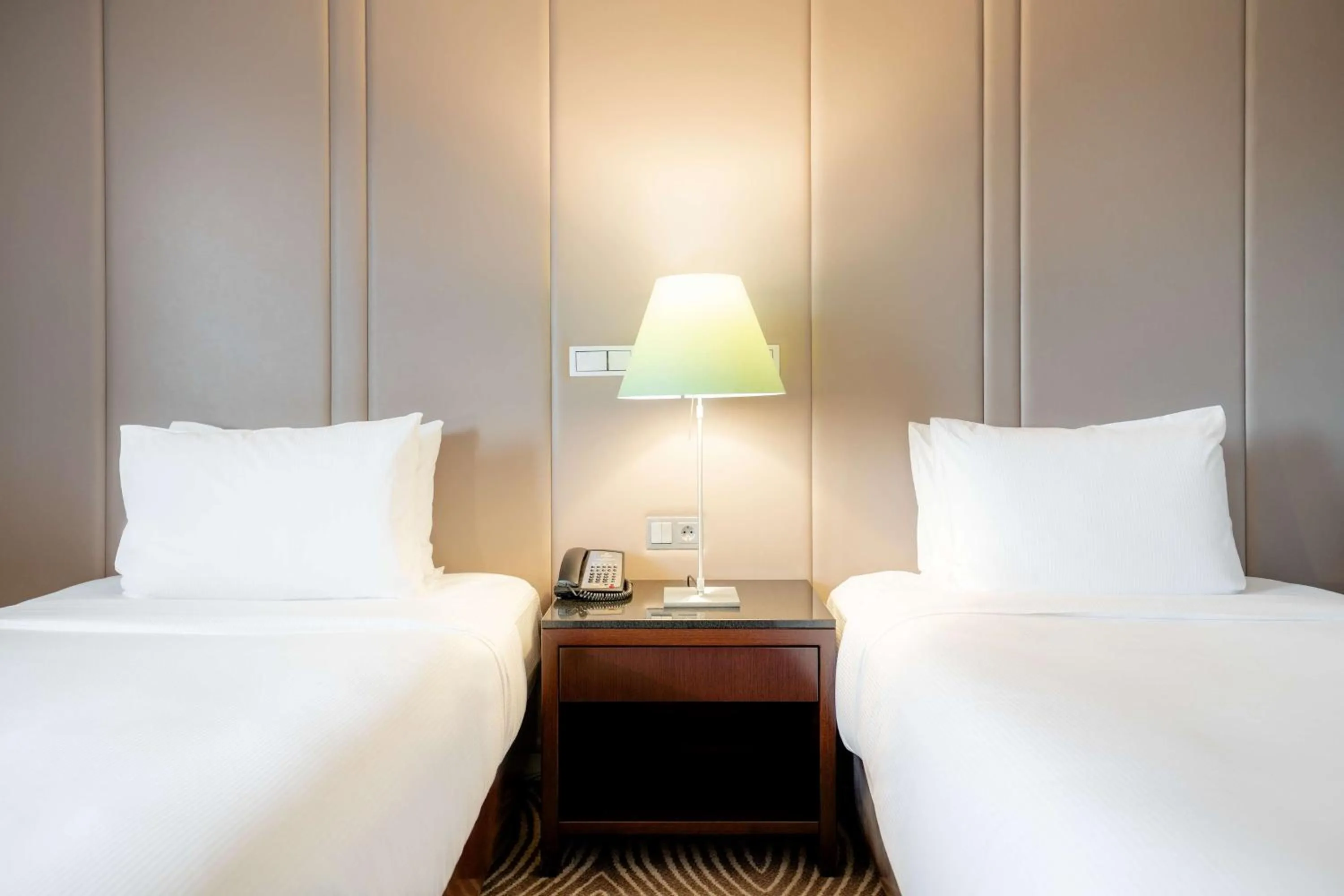 Bed in Hilton Berlin