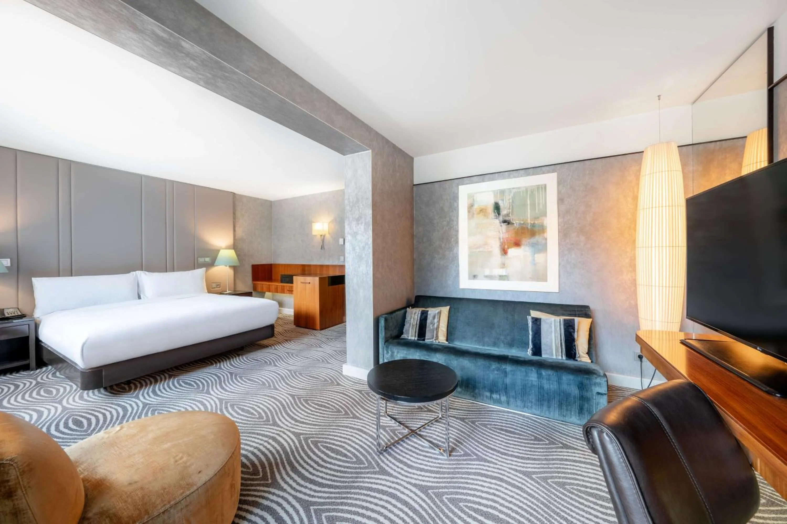 Bed in Hilton Berlin