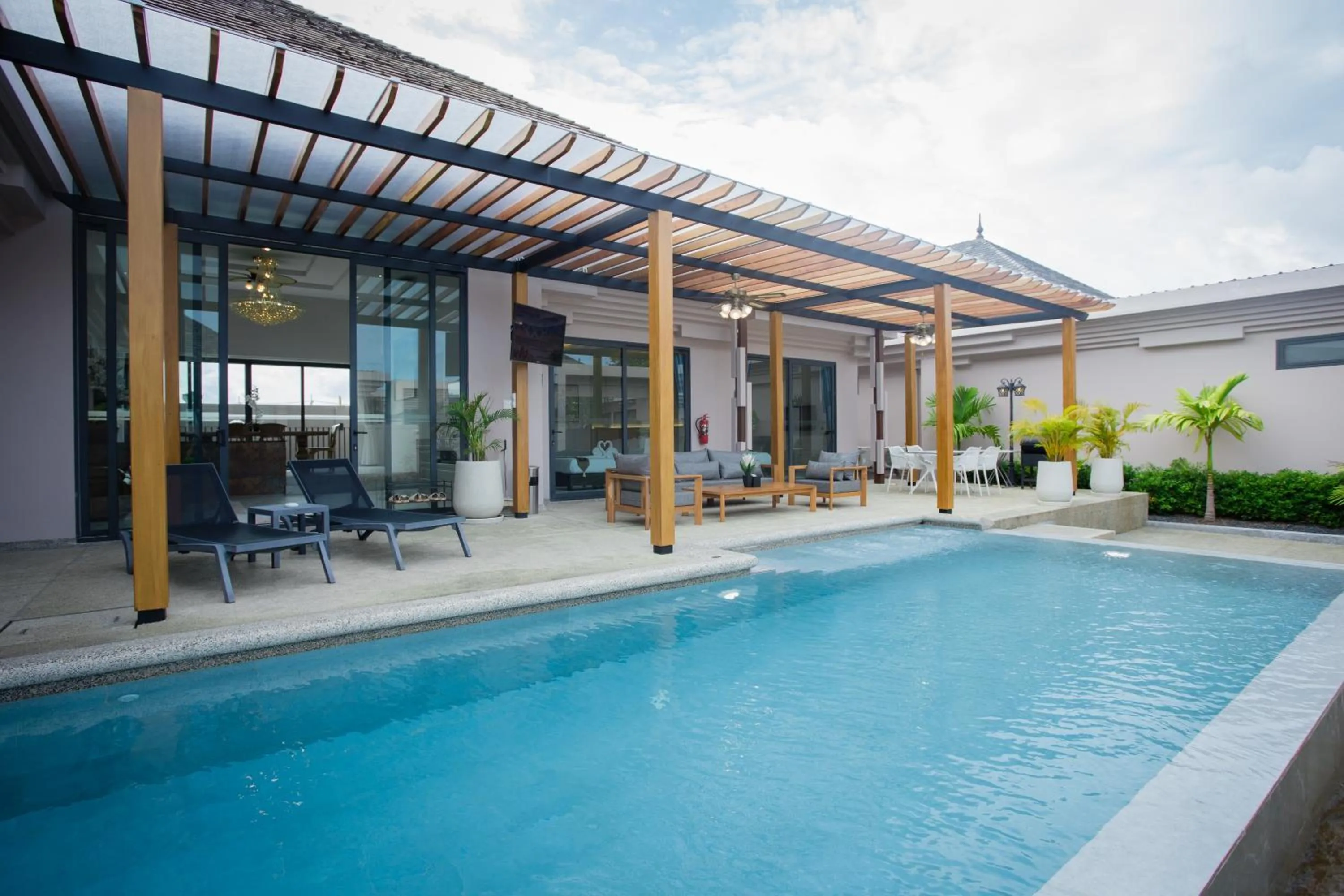Property building in Gold Chariot Pool Villa, Phuket - SHA Plus Certified