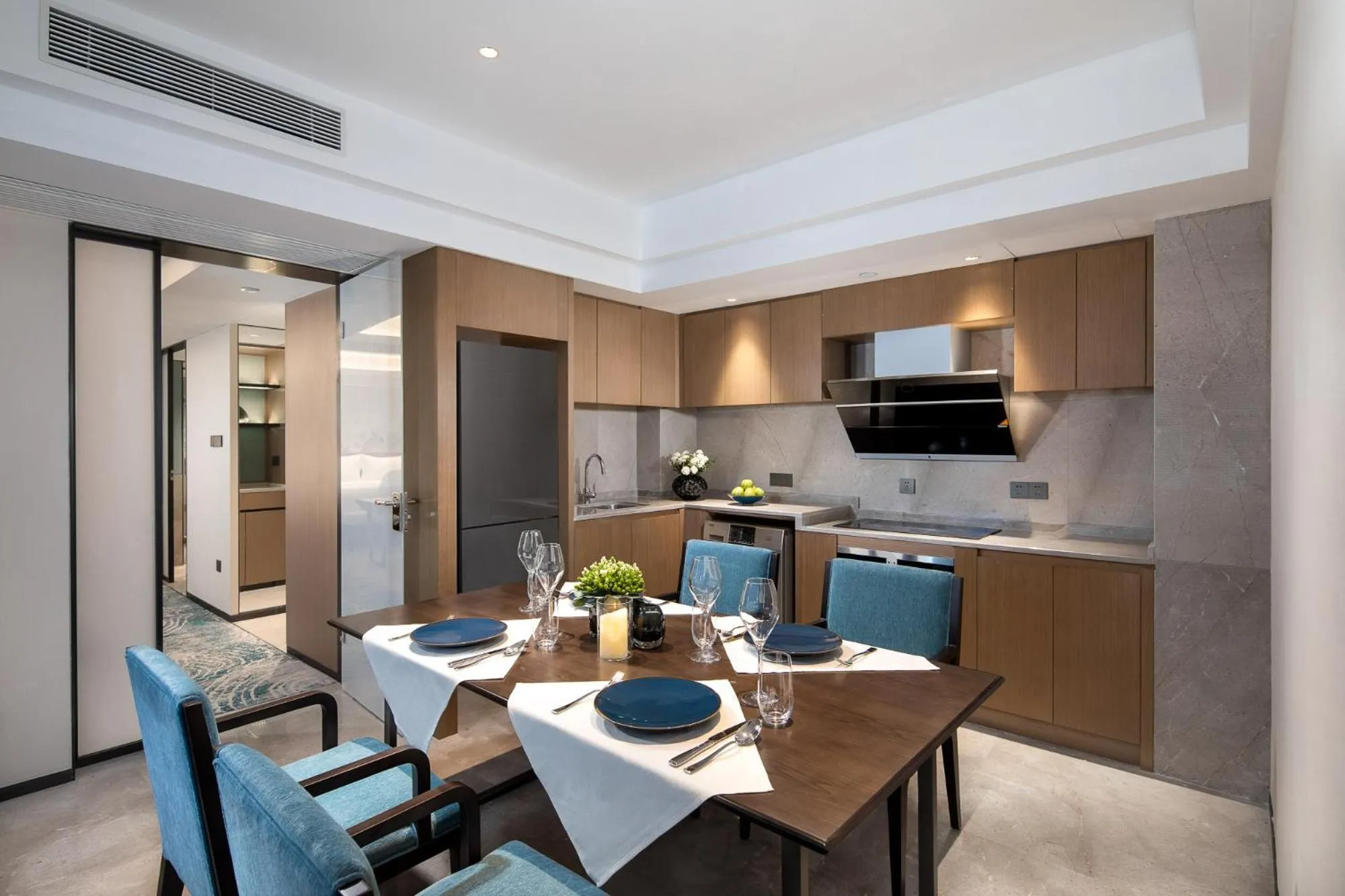 Kitchen or kitchenette in Foreign Trade Centre C&D Hotel,Fuzhou