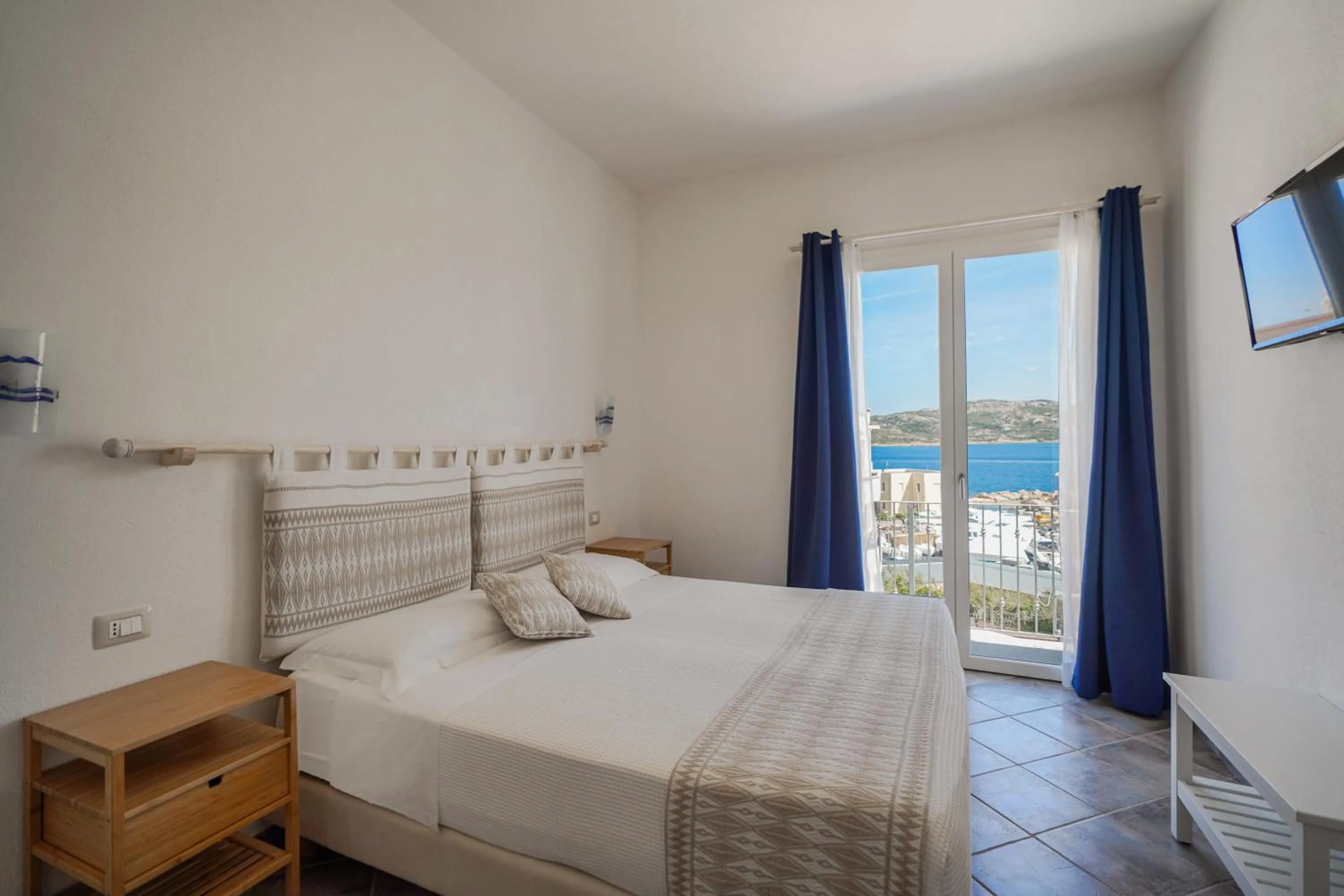 View (from property/room), Bed in Controvento