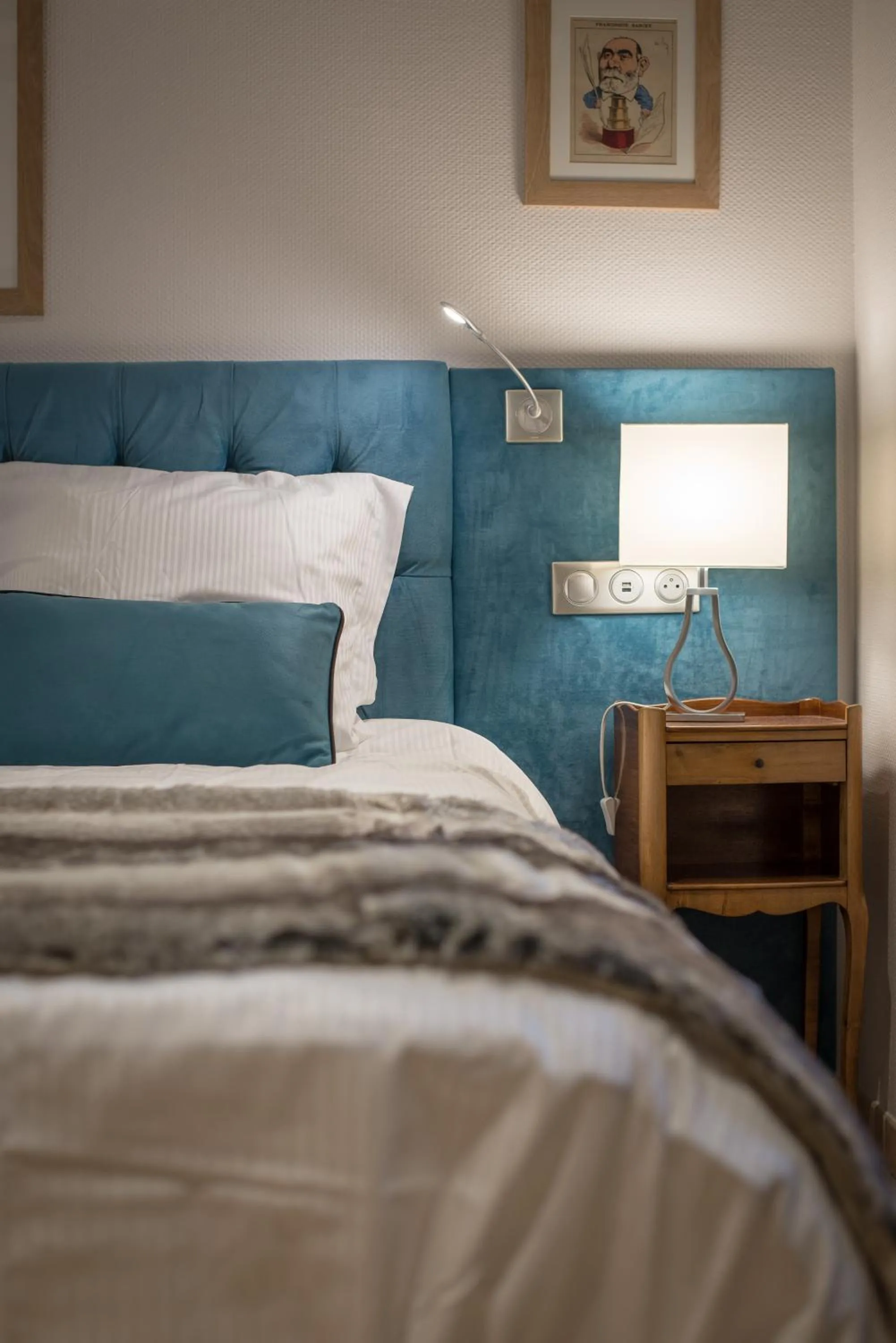 Bedroom, Bed in Gite **** des Bains