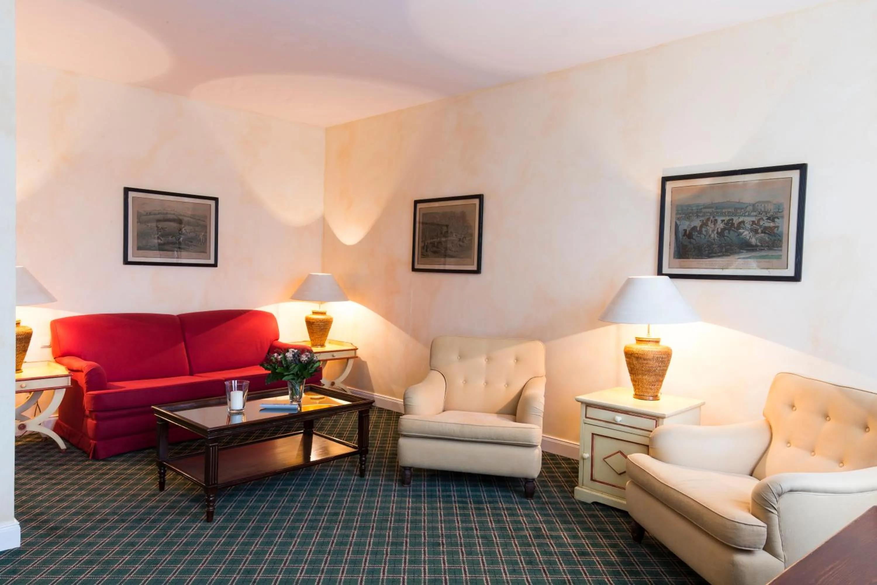 Seating area in Golfhotel Schloss Lüdersburg Golf & Spa