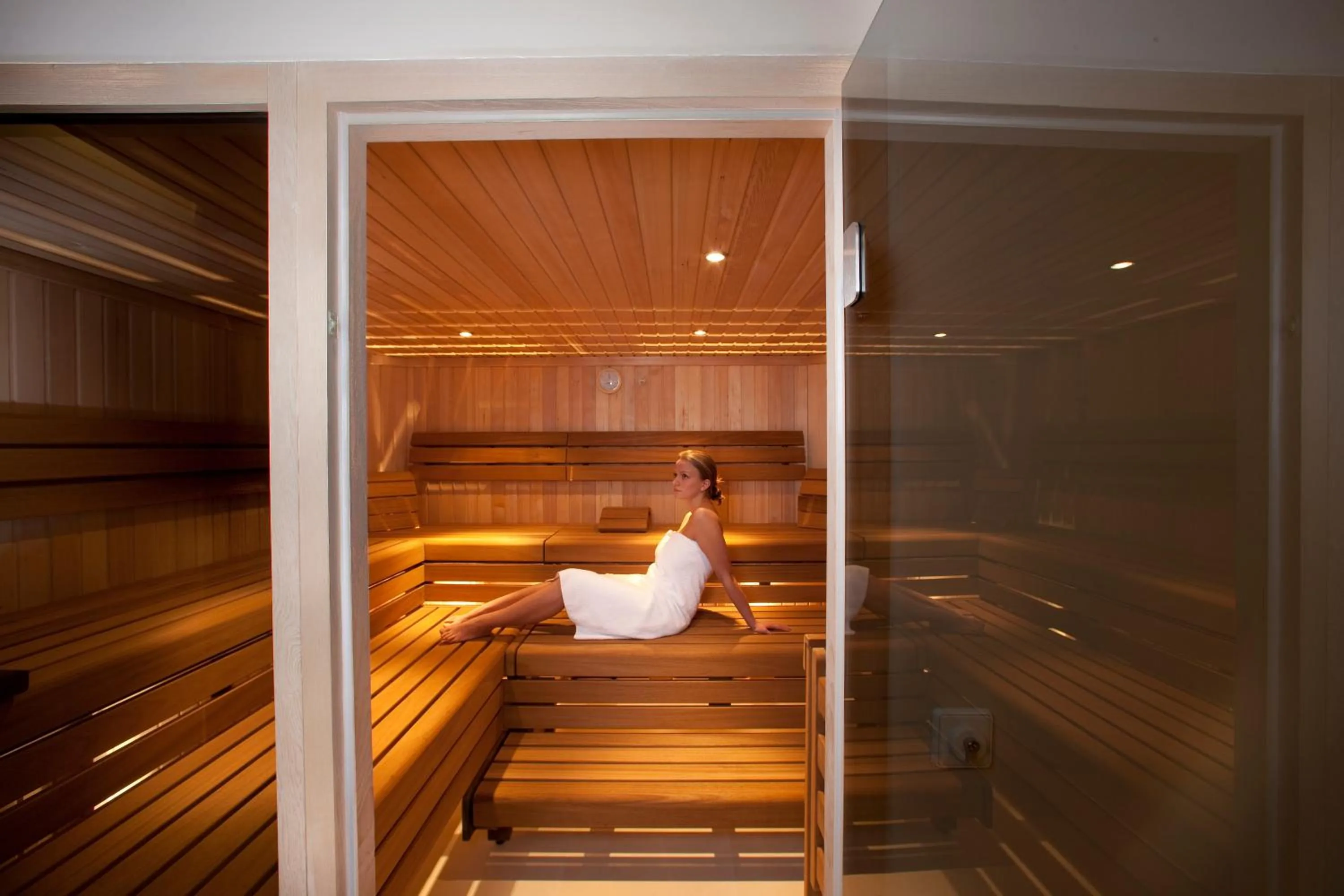 Sauna in Golfhotel Schloss Lüdersburg Golf & Spa