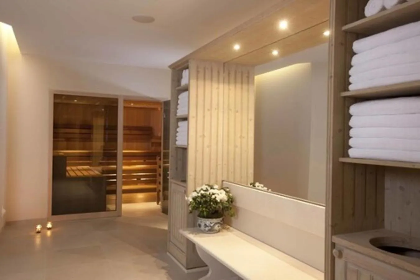 Sauna in Golfhotel Schloss Lüdersburg Golf & Spa