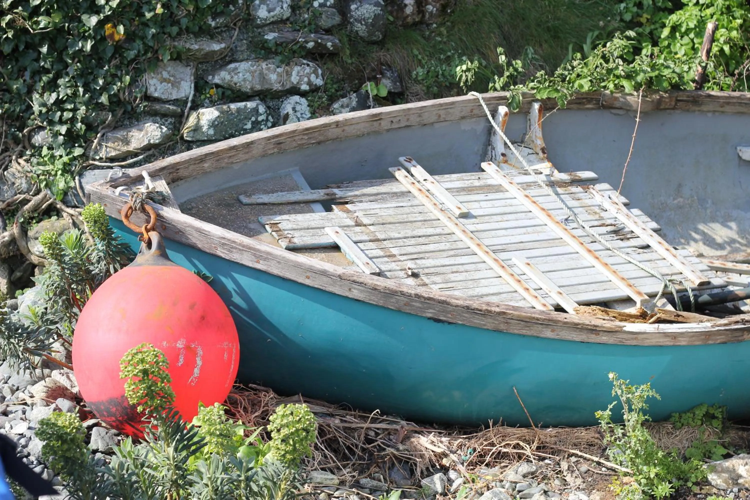 Beach in The Five Pilchards Inn