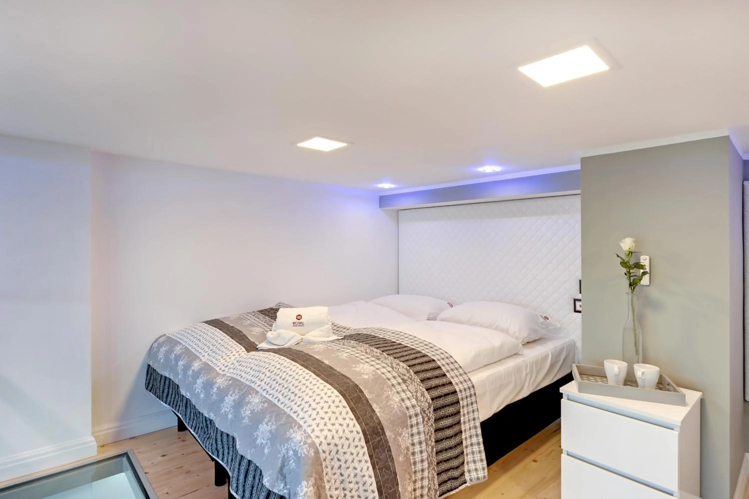 Bed in Panorama- the View of Gdańsk by Elite Apartments