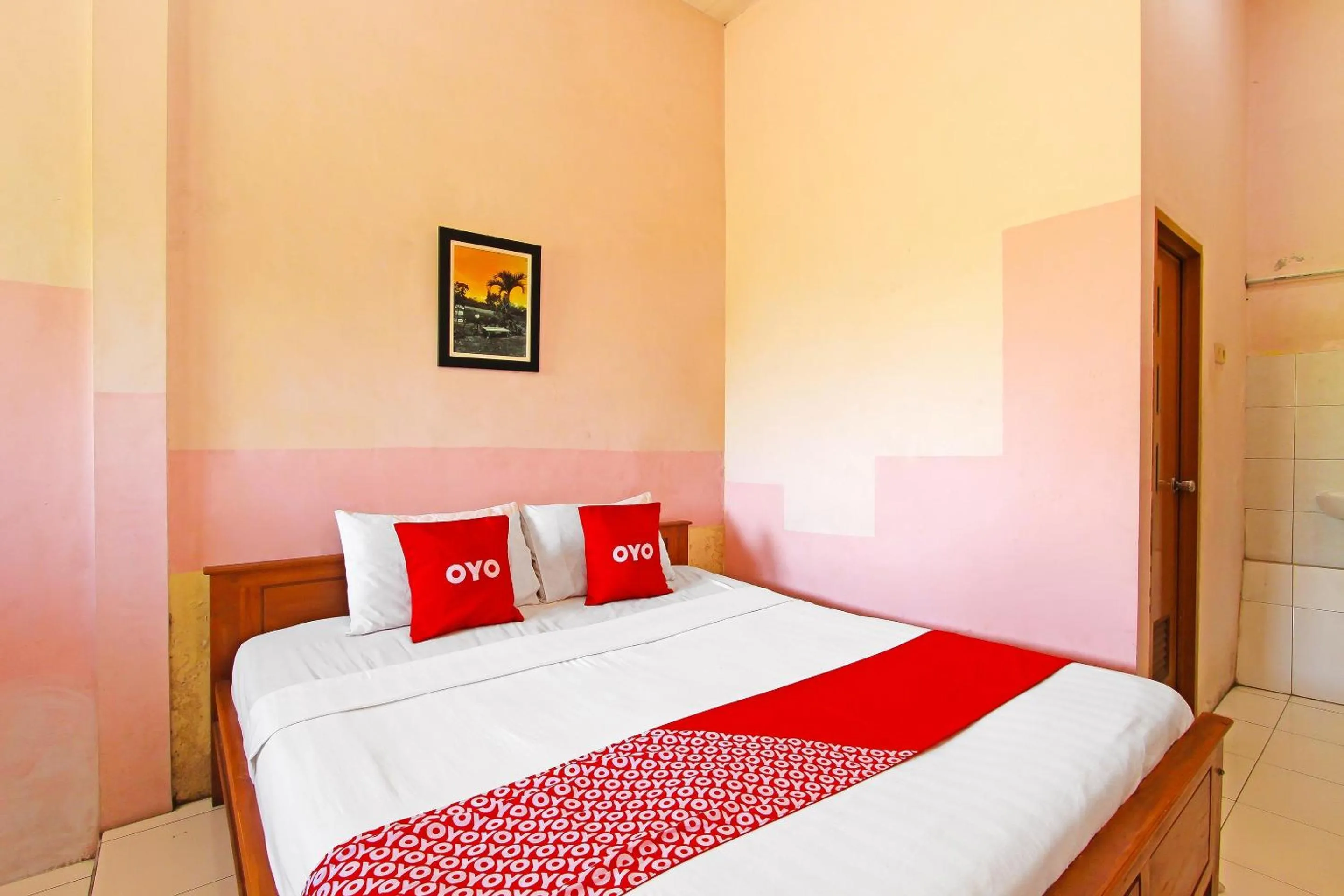 Bedroom in Hotel O Kopi Klotok Homestay Syariah