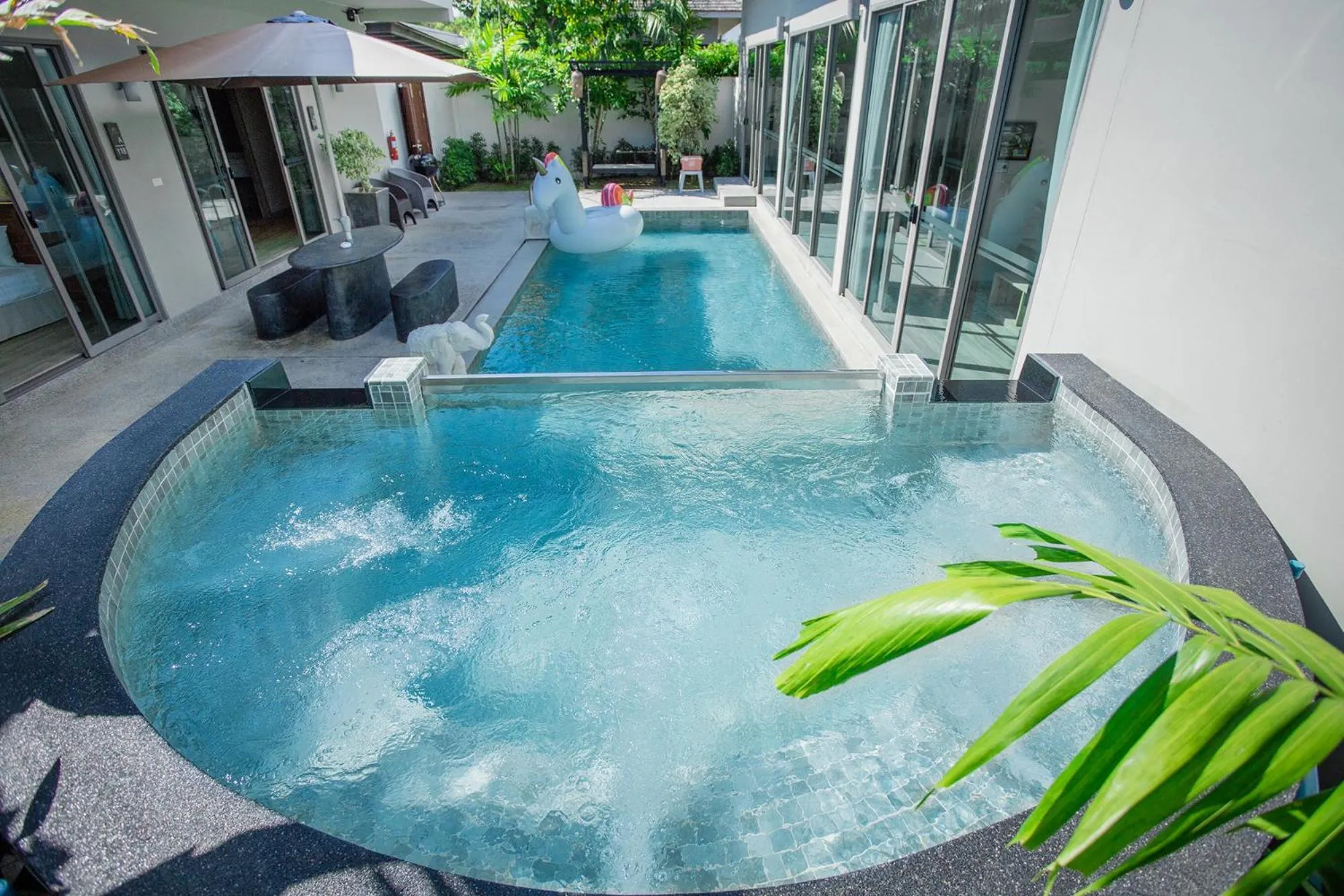 Pool view in Yipmunta Pool Villa - SHA Plus Certified