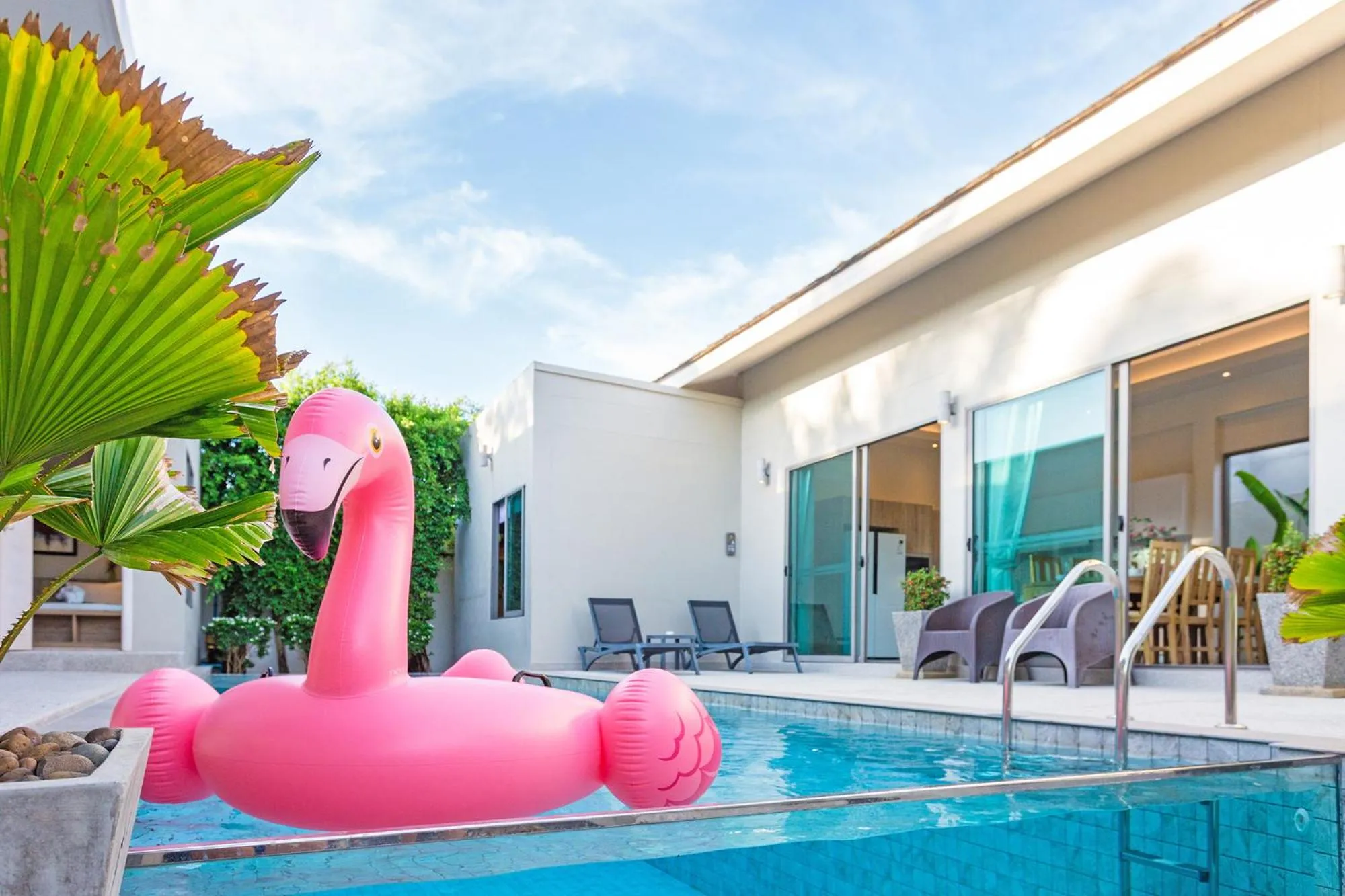 Swimming pool in Yipmunta Pool Villa - SHA Plus Certified