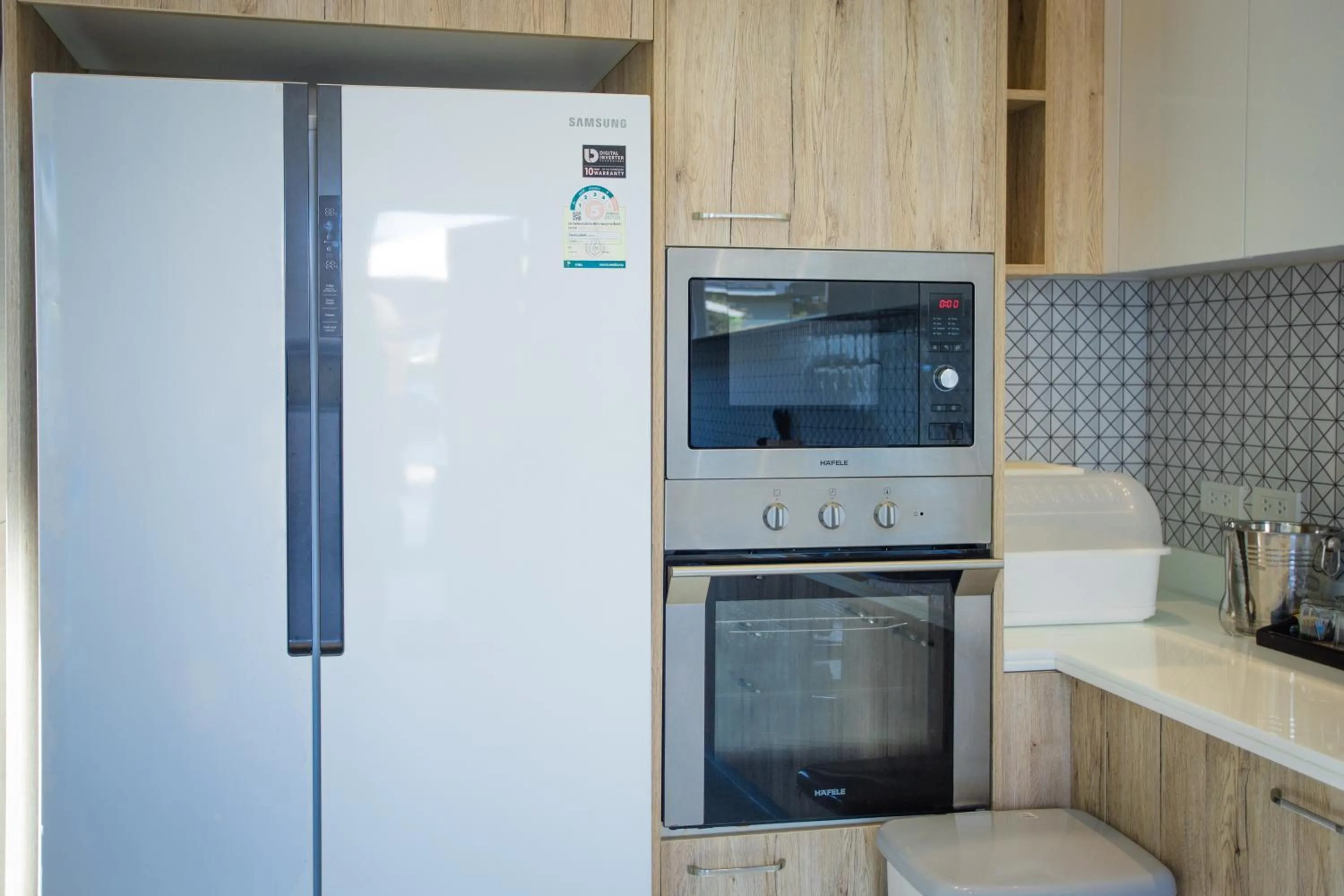 Kitchen or kitchenette in Yipmunta Pool Villa - SHA Plus Certified