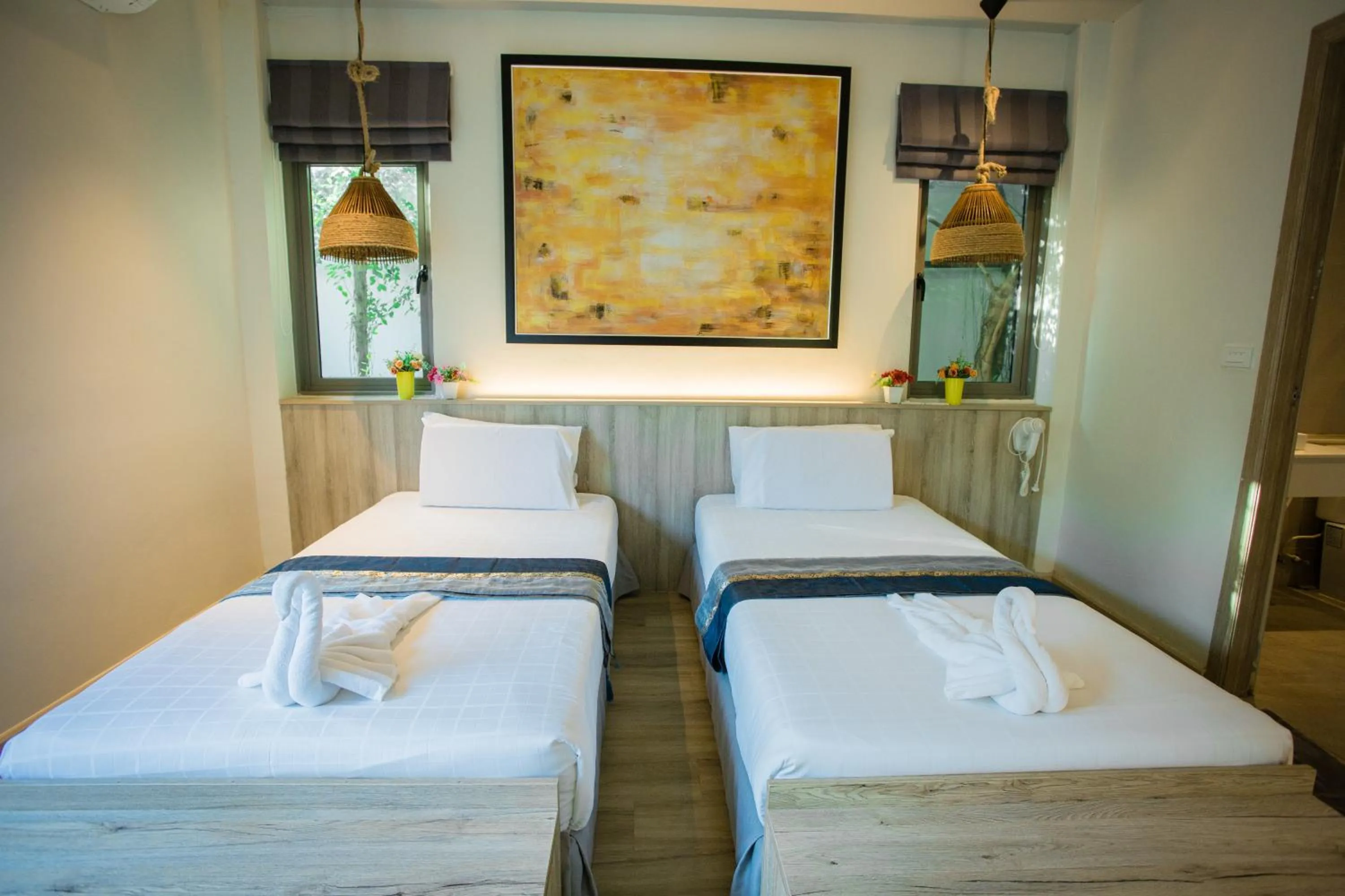 Bed in Yipmunta Pool Villa - SHA Plus Certified