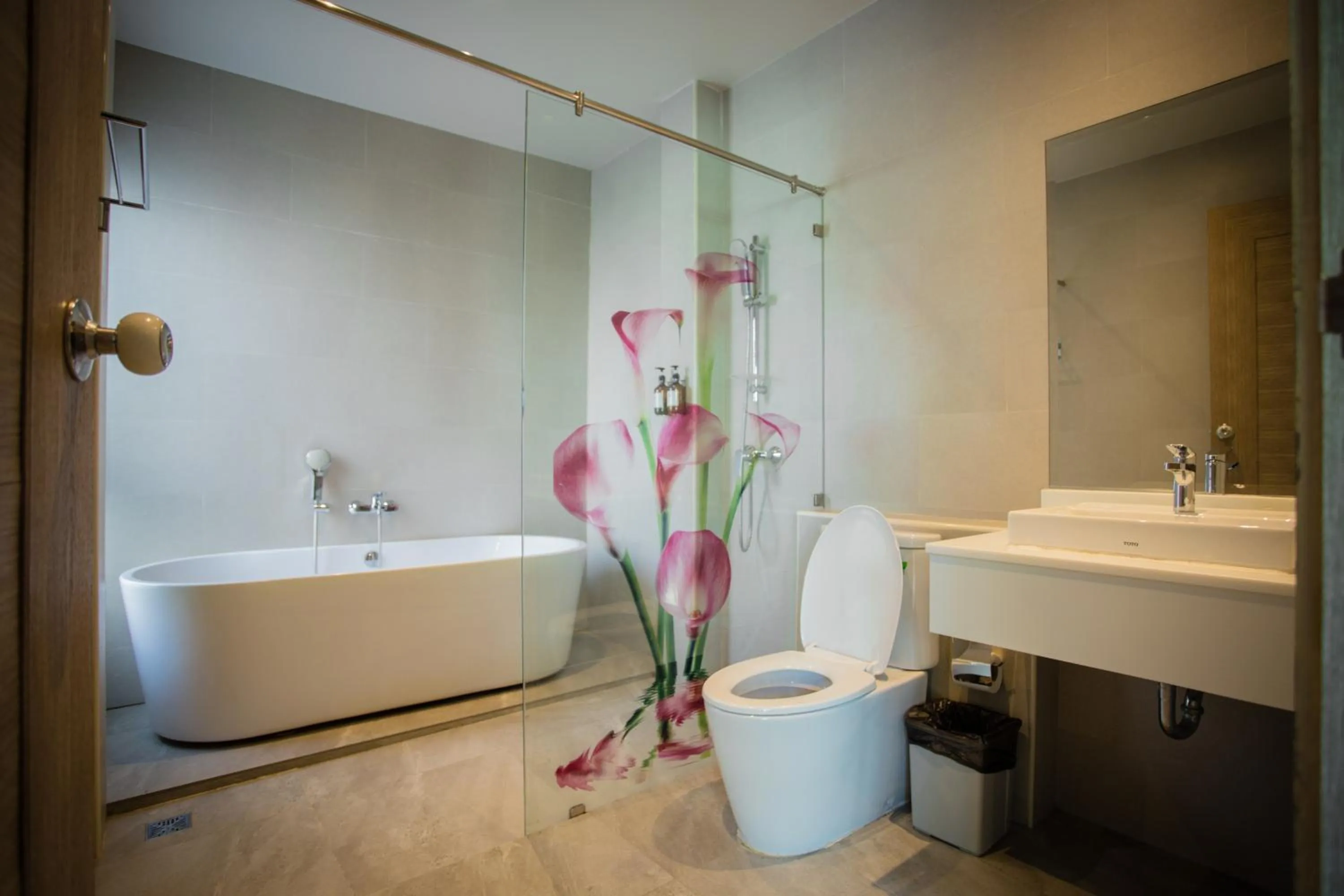 Bathroom in Yipmunta Pool Villa - SHA Plus Certified