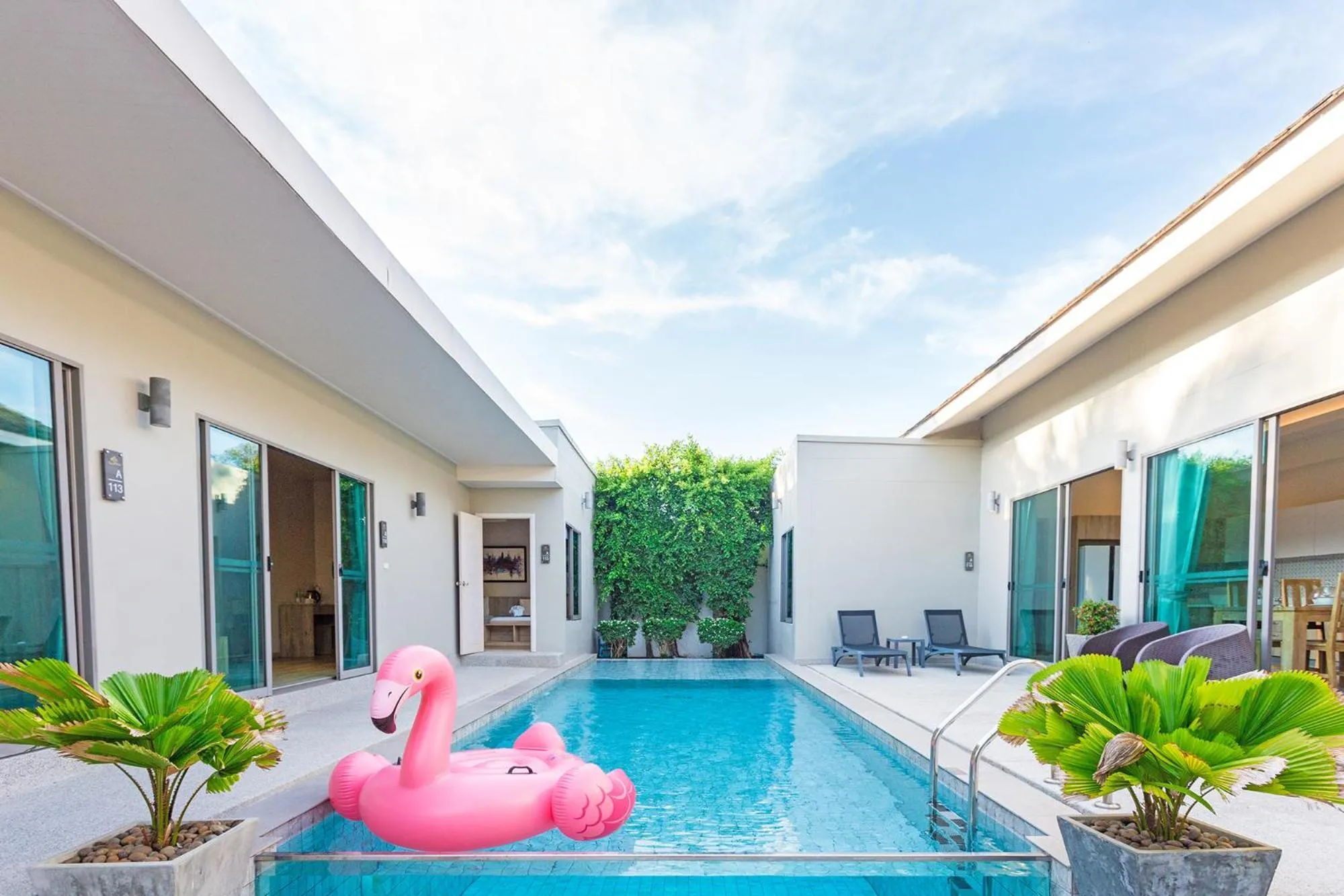 Pool view in Yipmunta Pool Villa - SHA Plus Certified