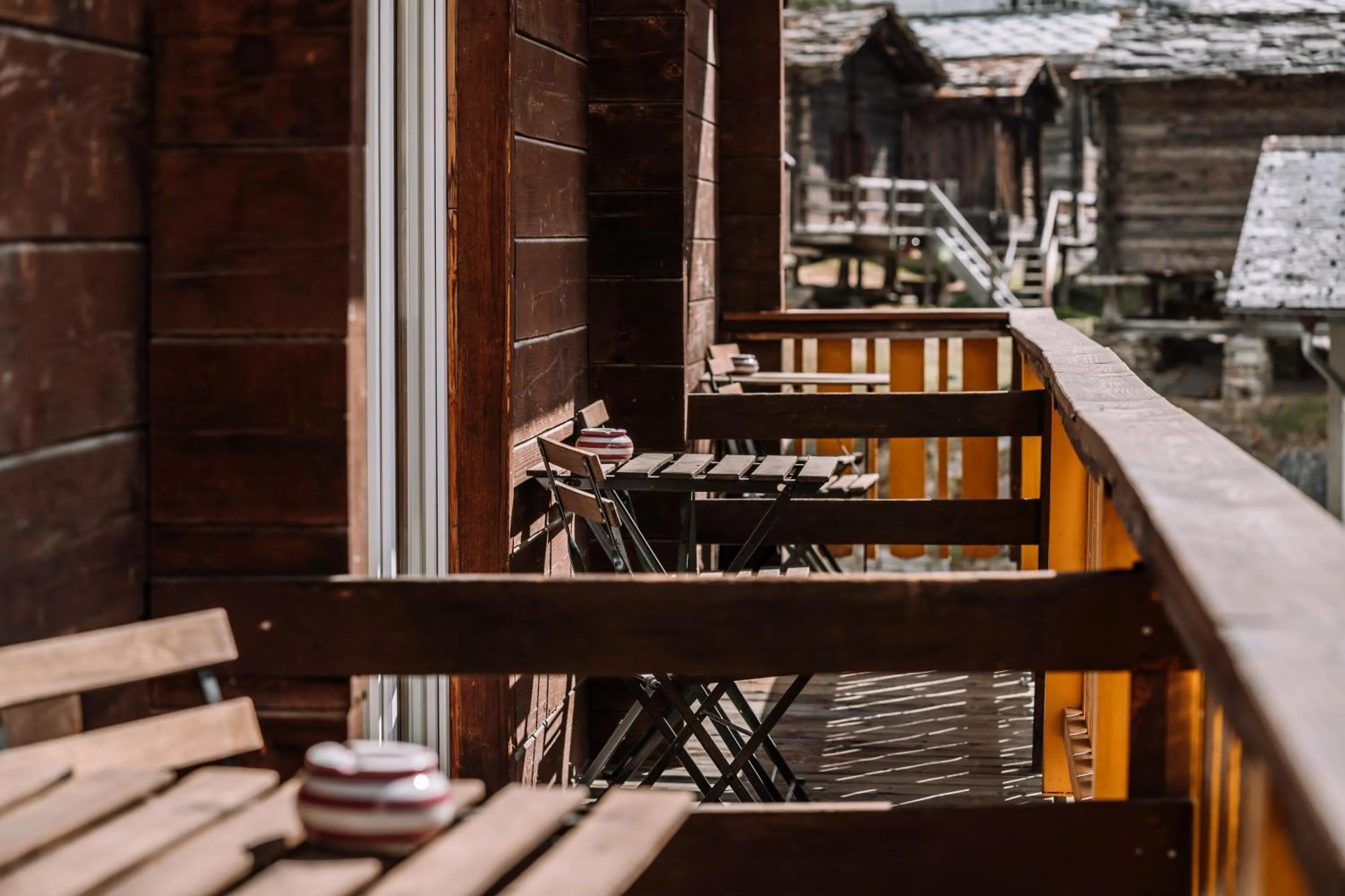 Balcony/Terrace in Hotel Les Amis