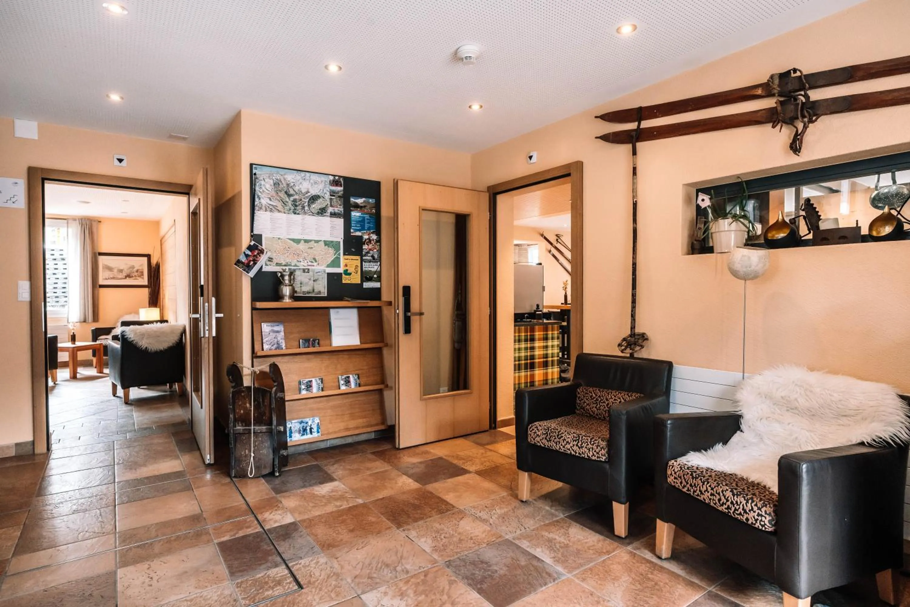 Lobby or reception in Hotel Les Amis