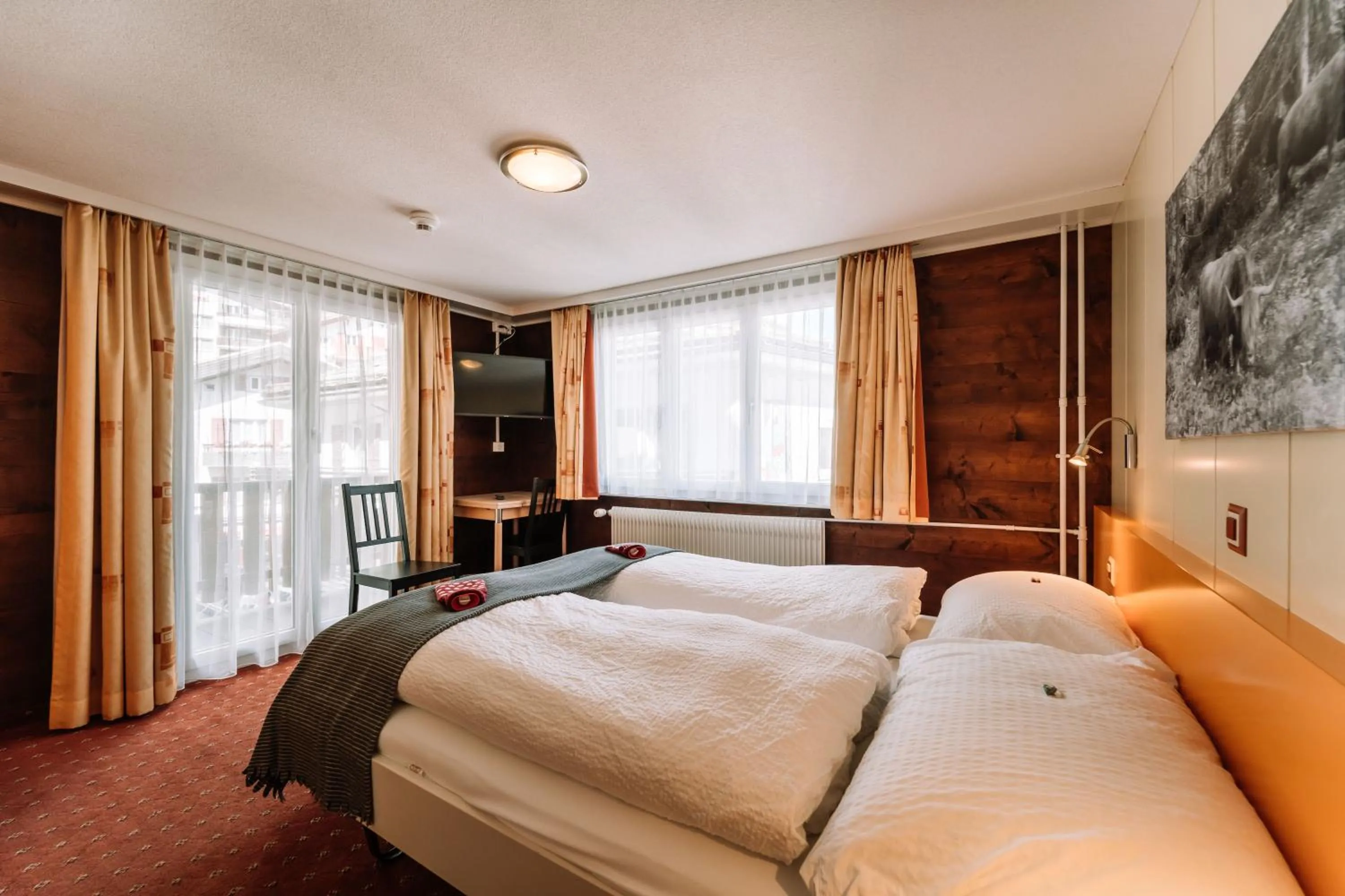 Photo of the whole room, Bed in Hotel Les Amis