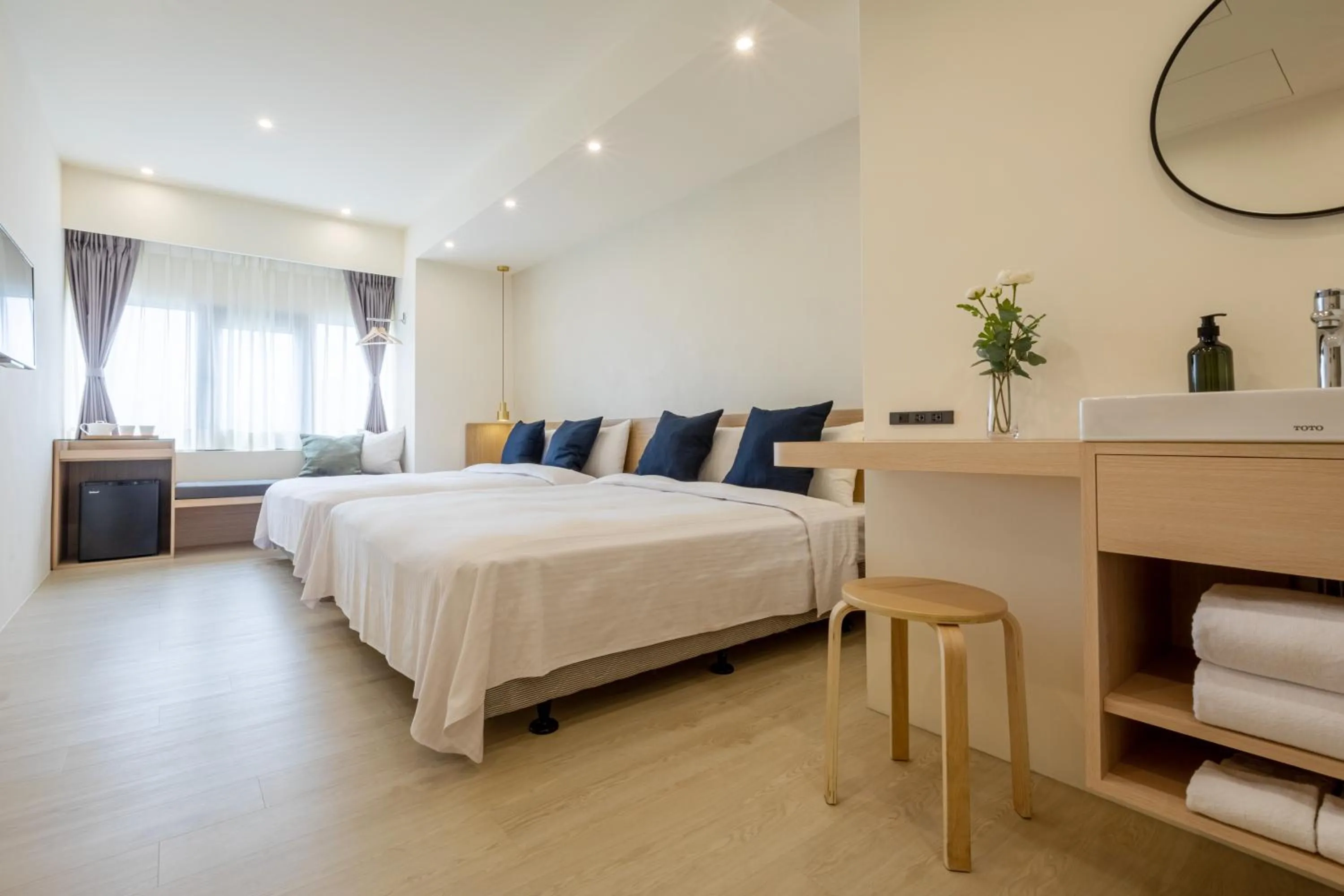 Bed in Hotel Ever Spring - Penghu