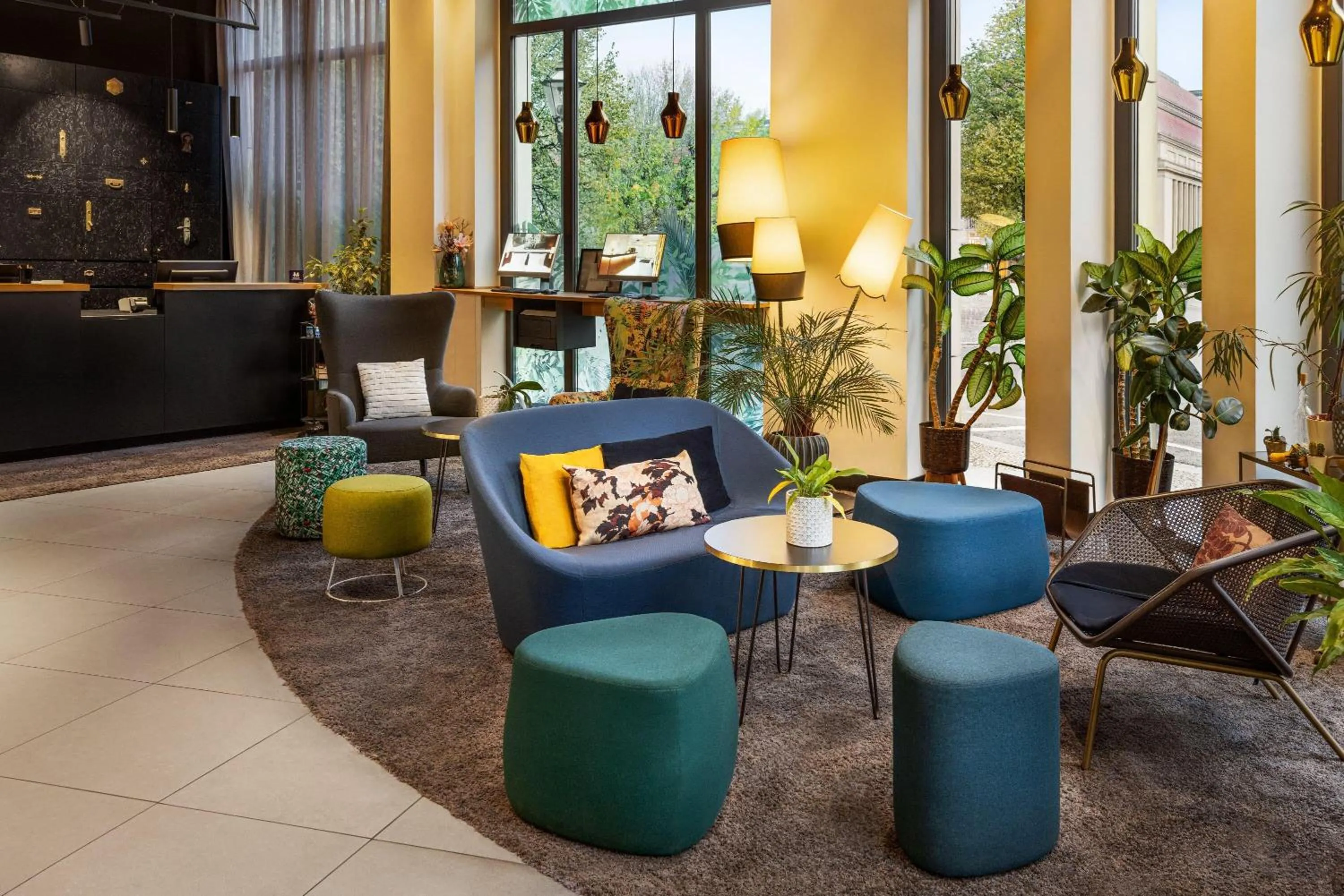 Lobby or reception in Vienna House Easy by Wyndham Leipzig