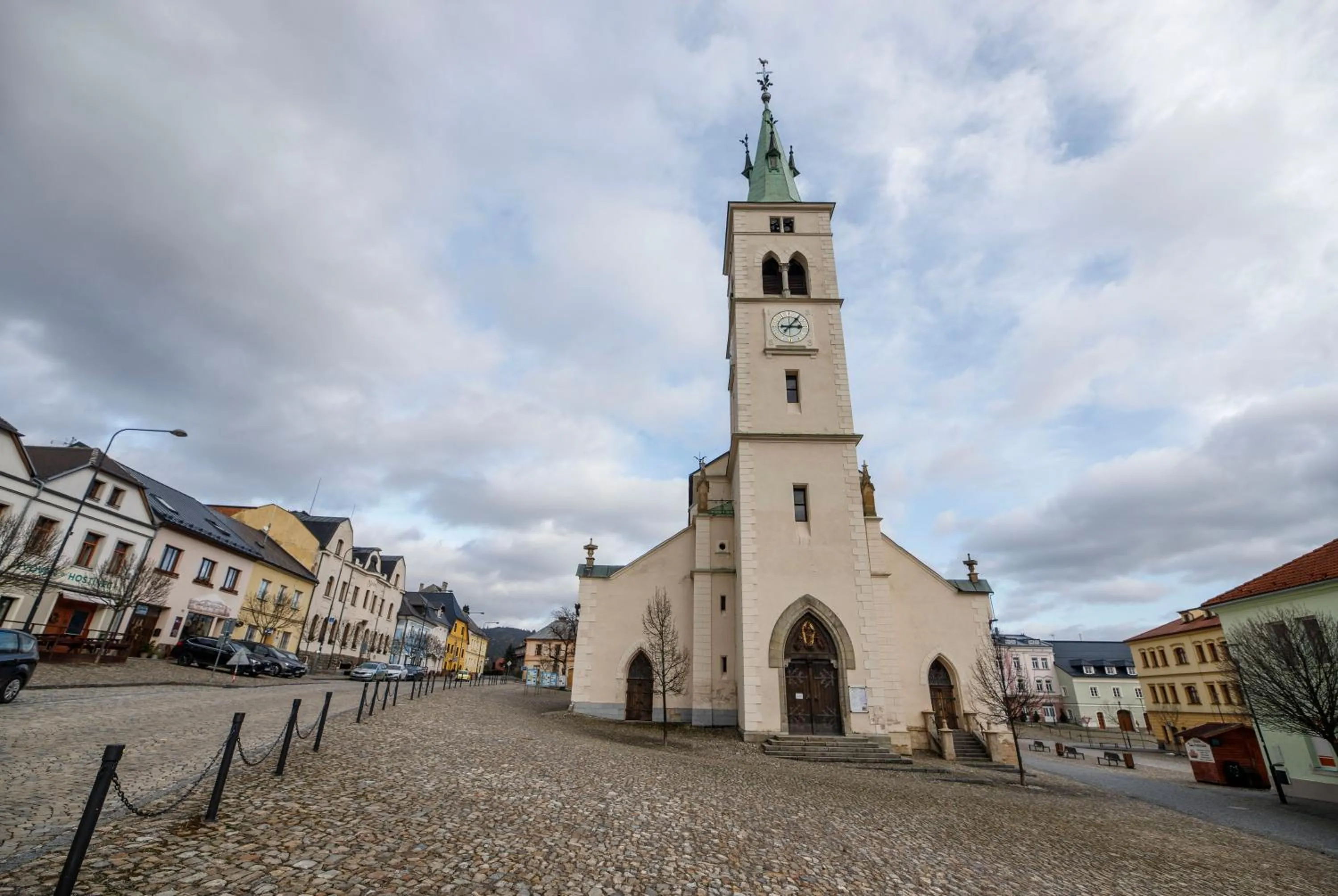 Landmark view in Hotel Modrásek