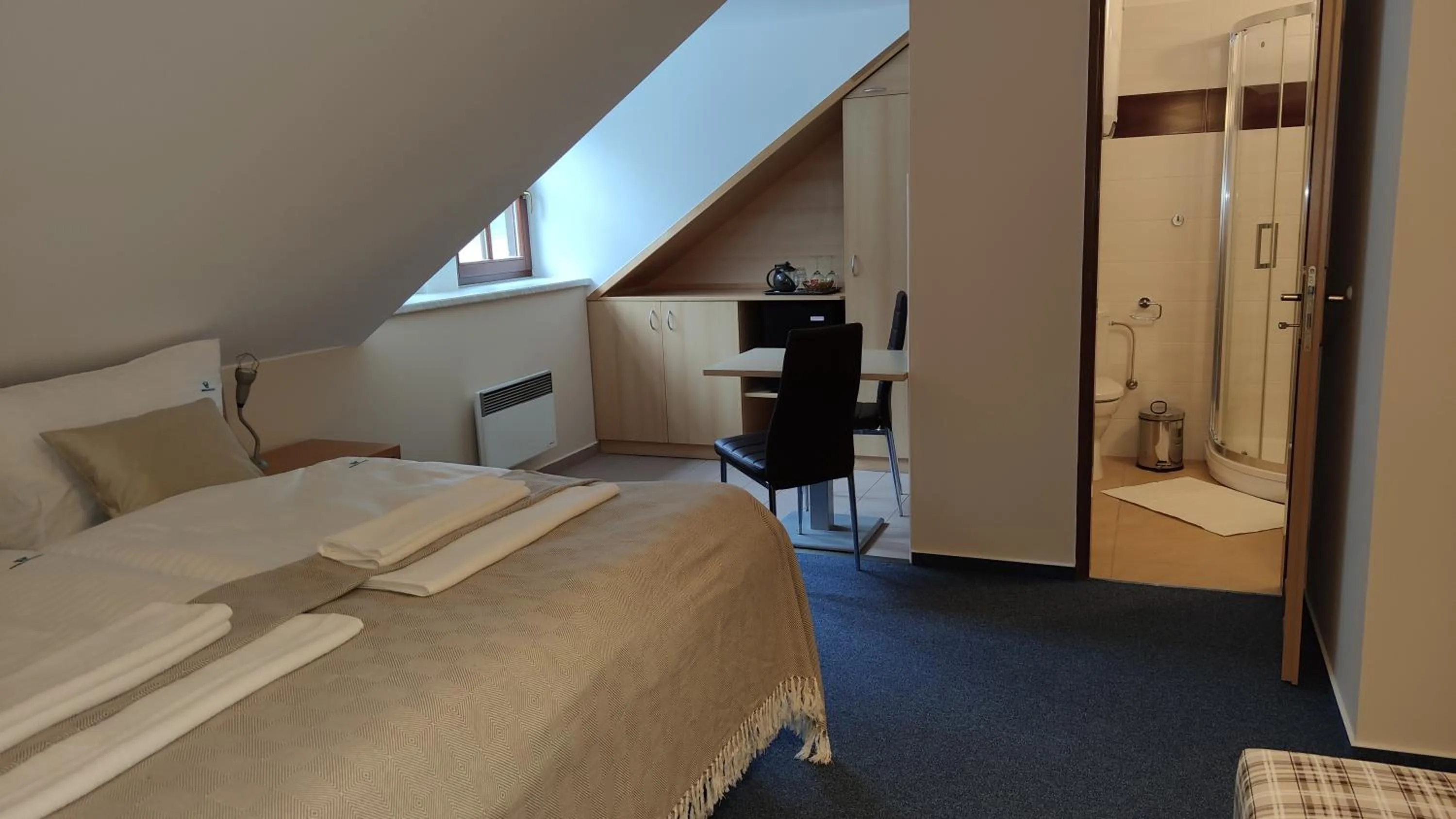 Bed in Hotel Modrásek