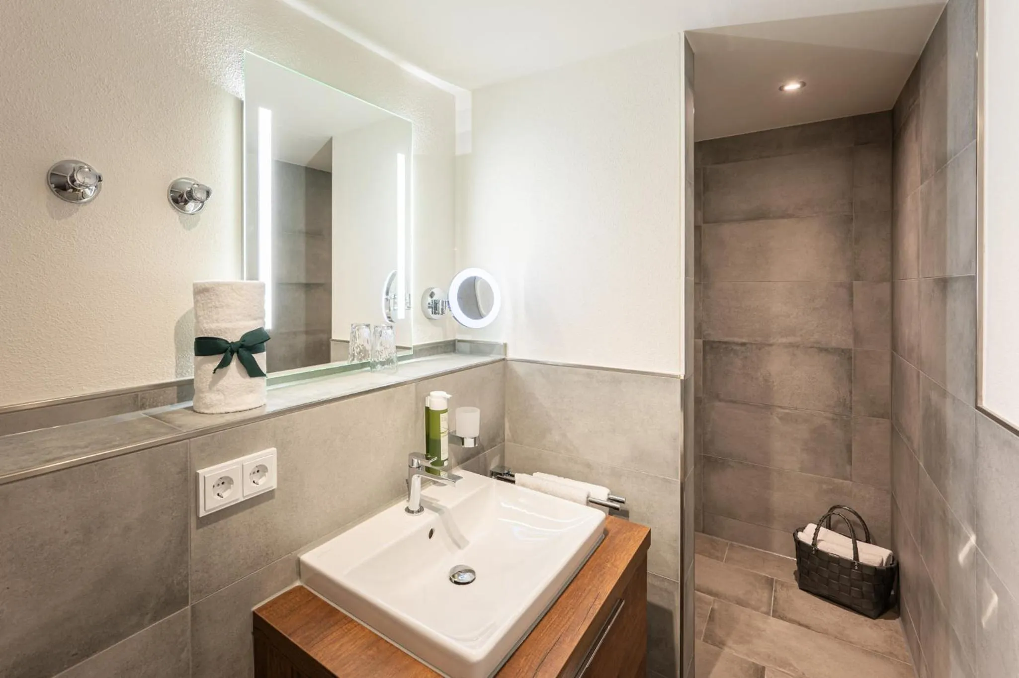 Bathroom in Hotel Filser