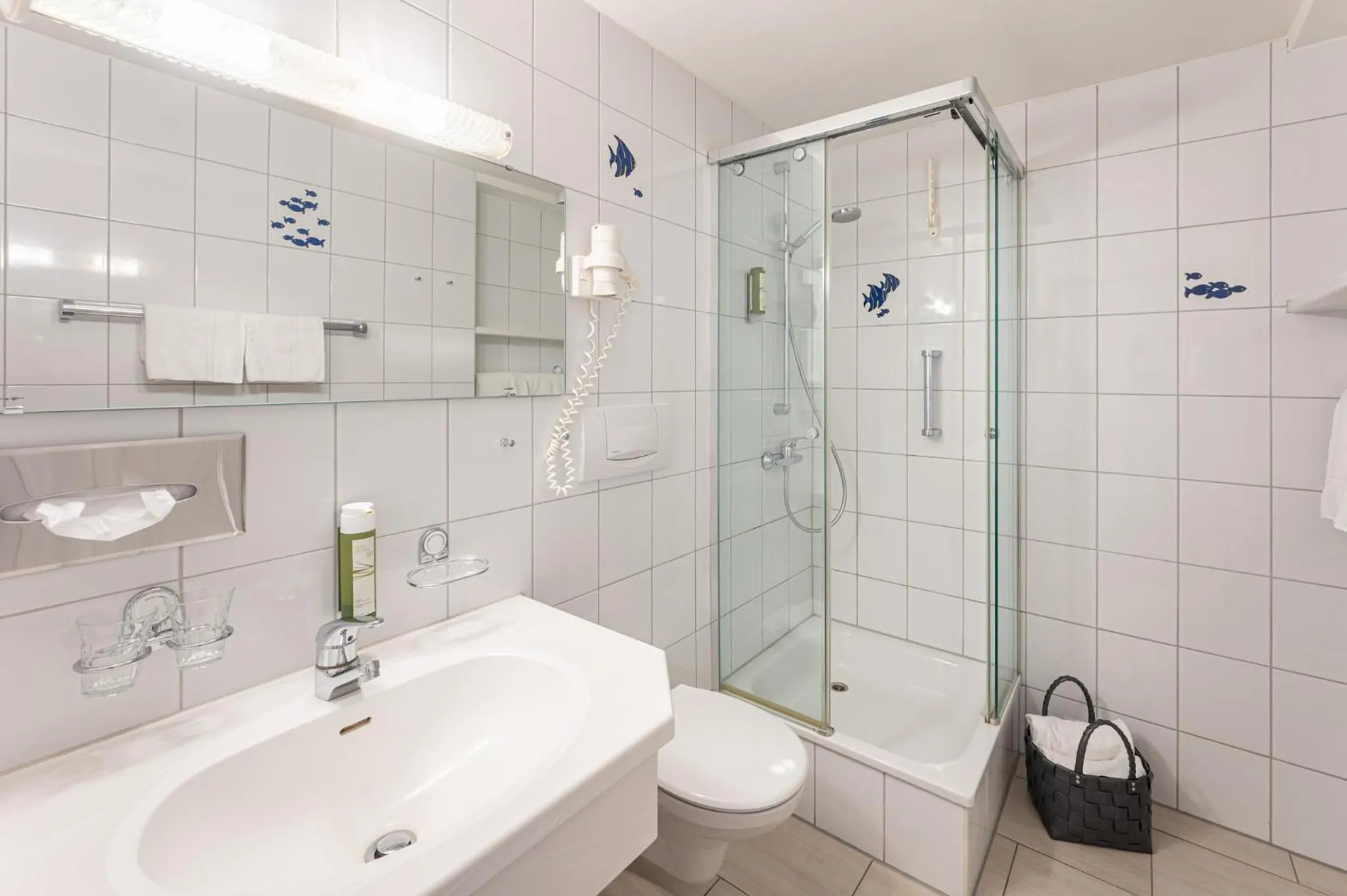 Bathroom in Hotel Filser