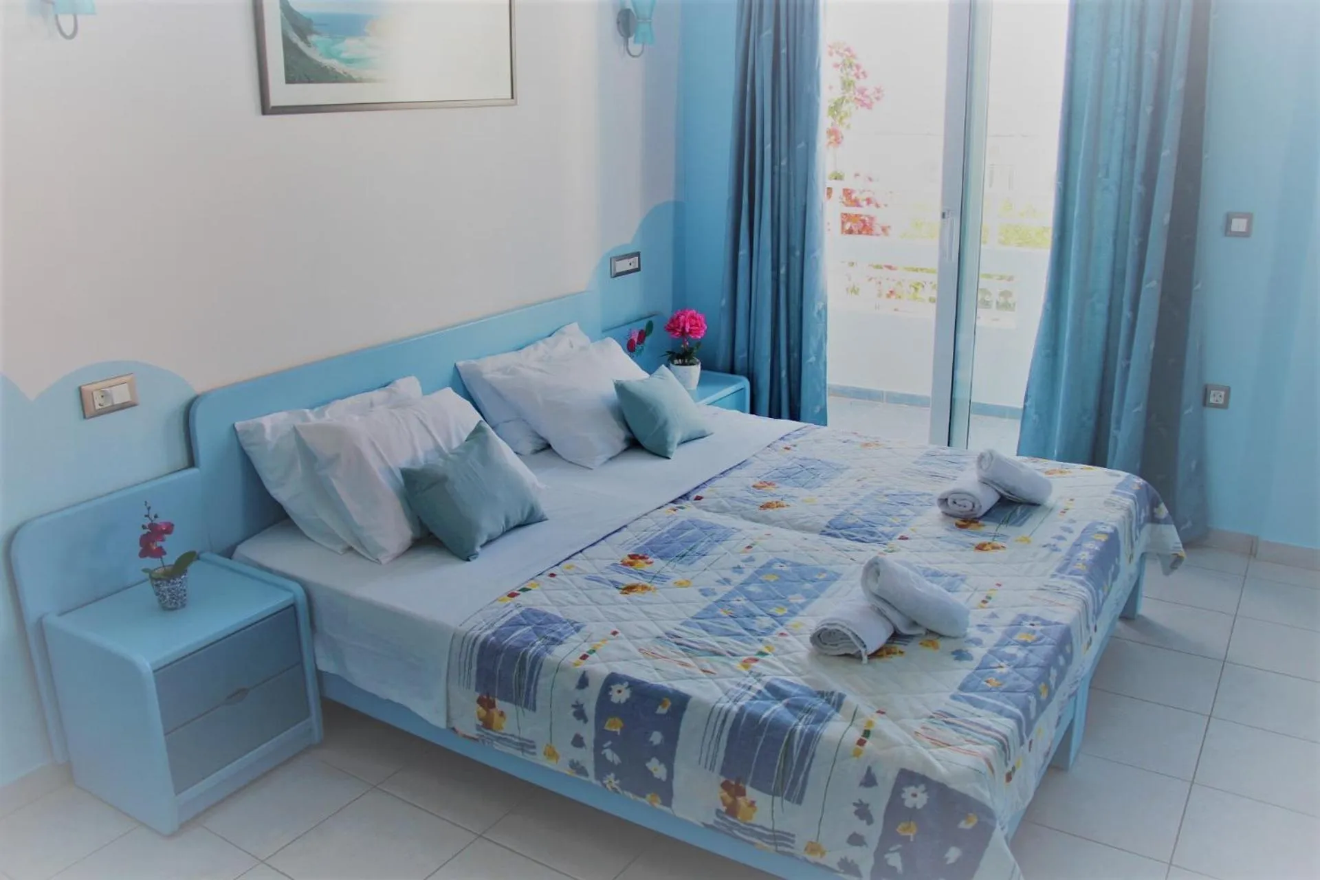 Bed in Mastorakis Village