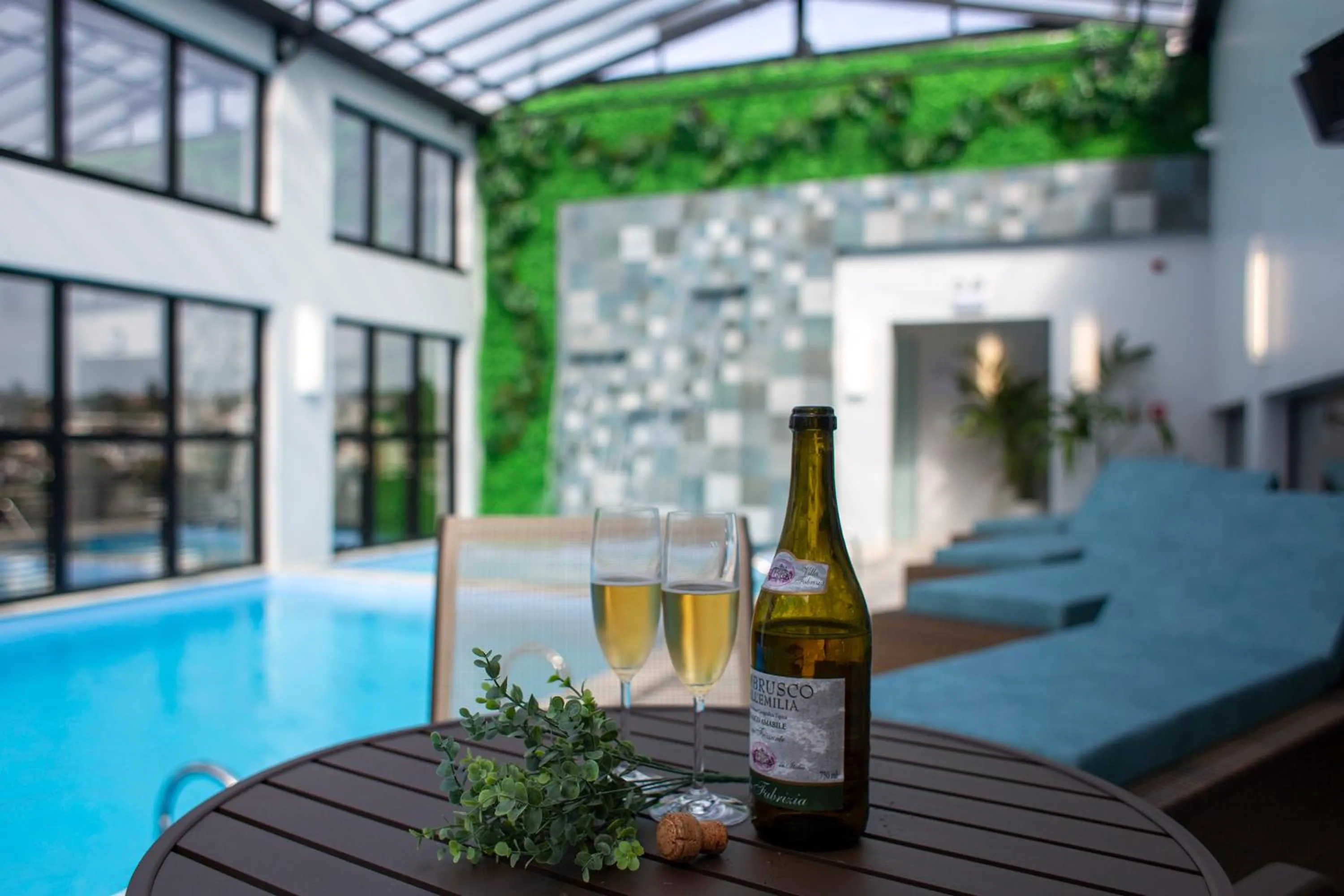 Pool view in Lefel Hotel